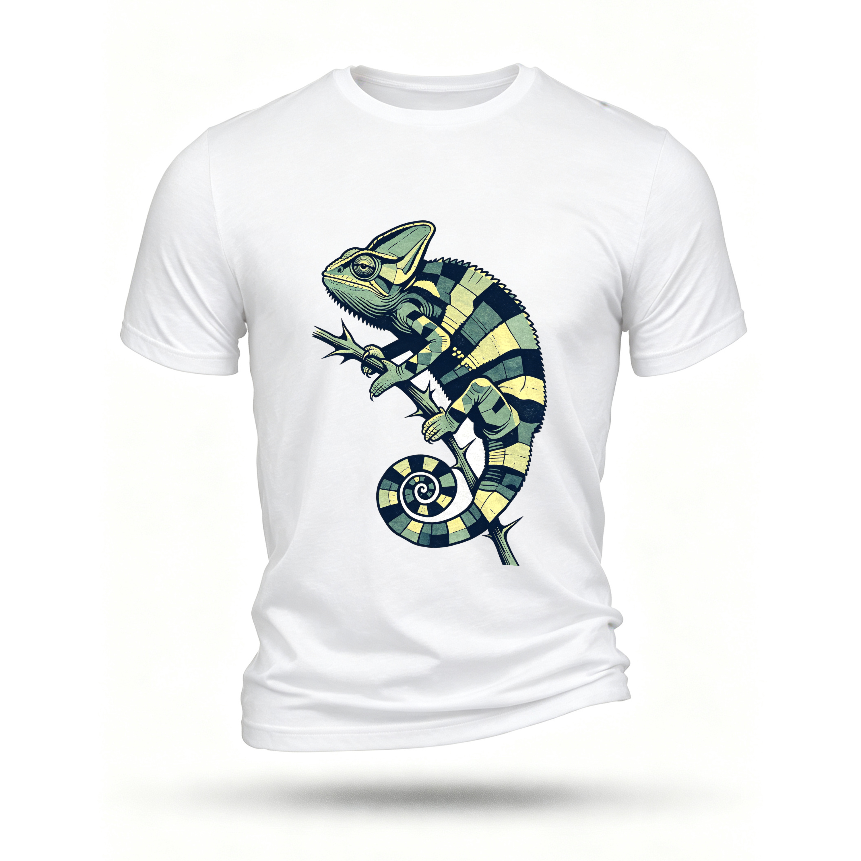White T-shirt, front print