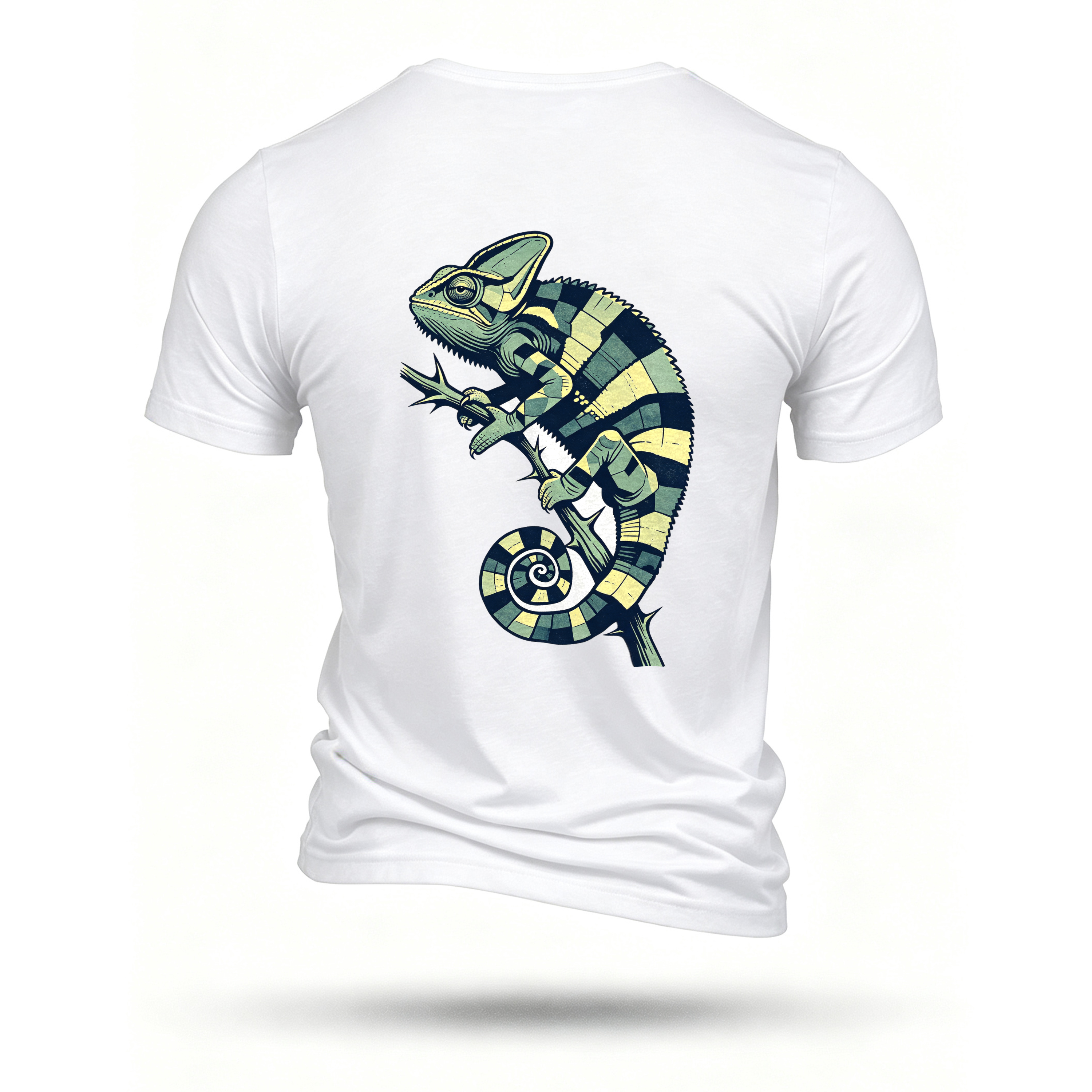 White T-shirt, back print
