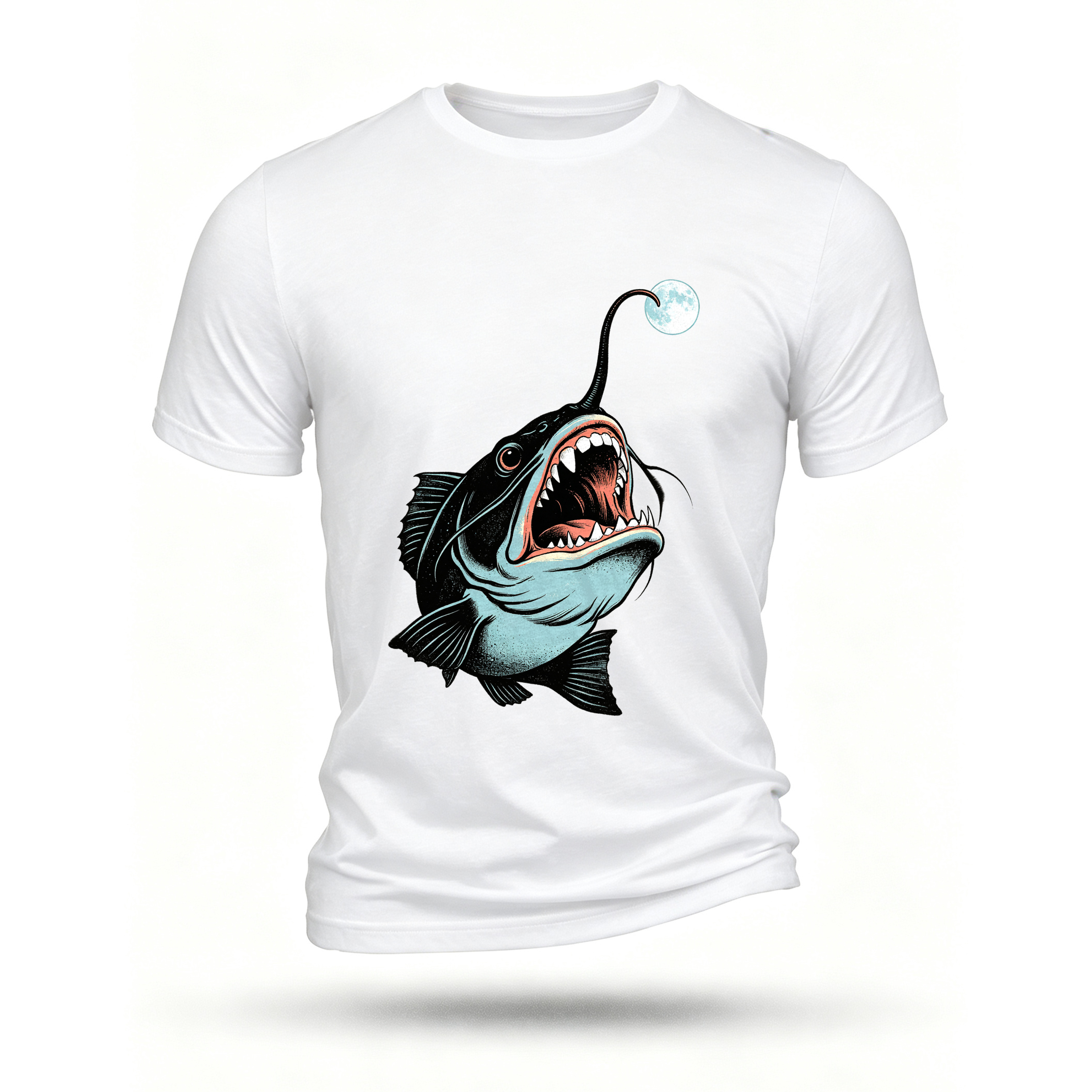 White T-shirt, front print