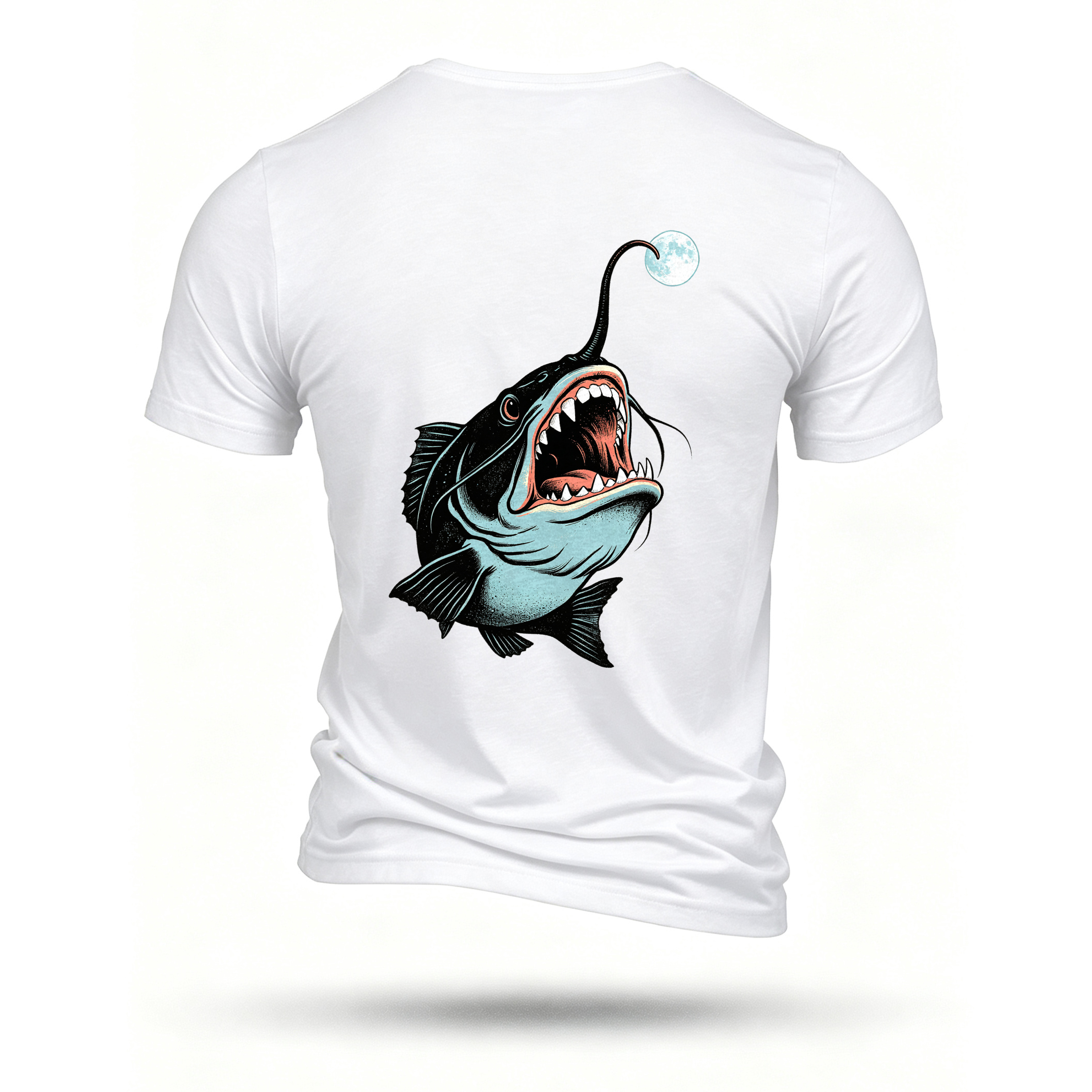 White T-shirt, back print