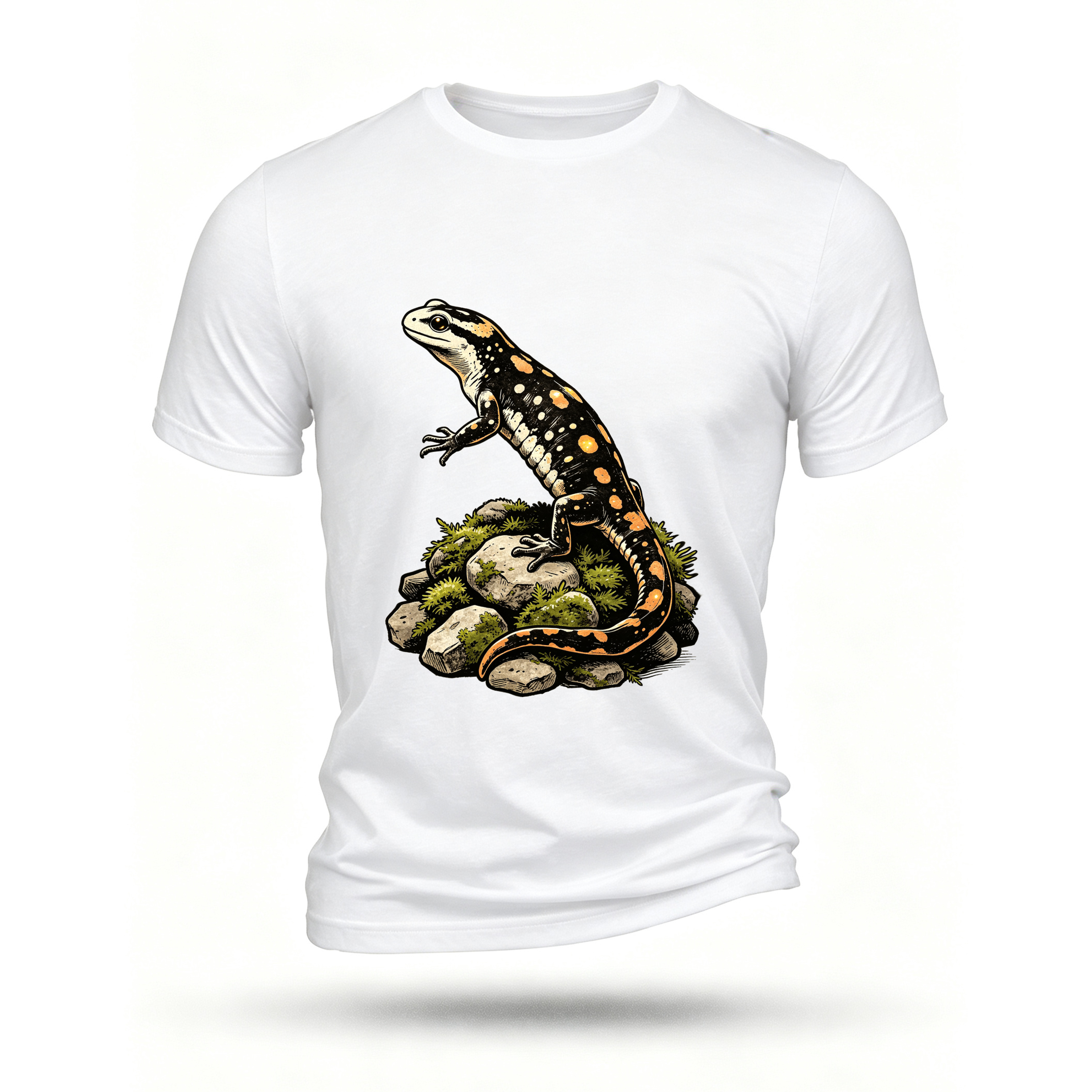 White T-shirt, front print