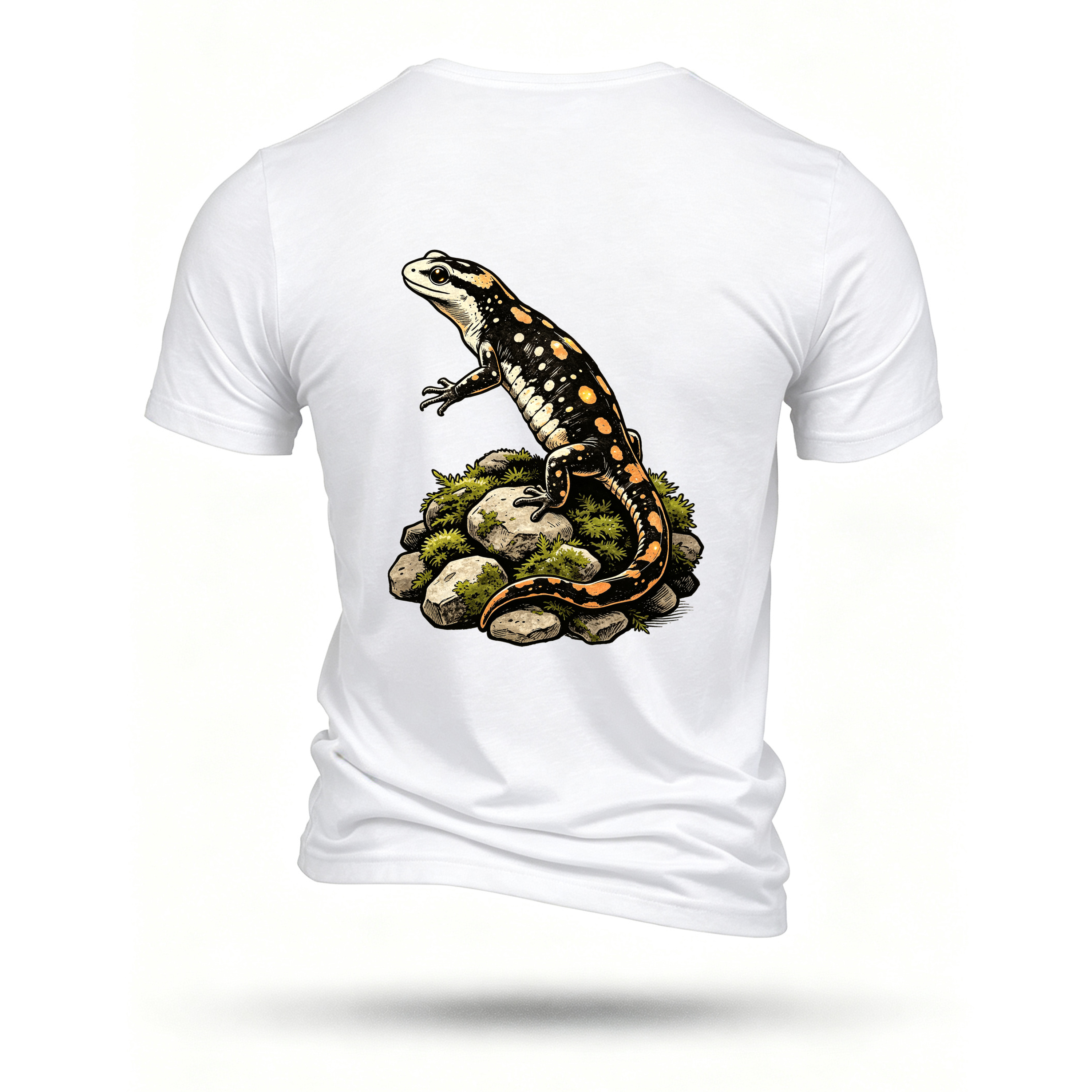 White T-shirt, back print