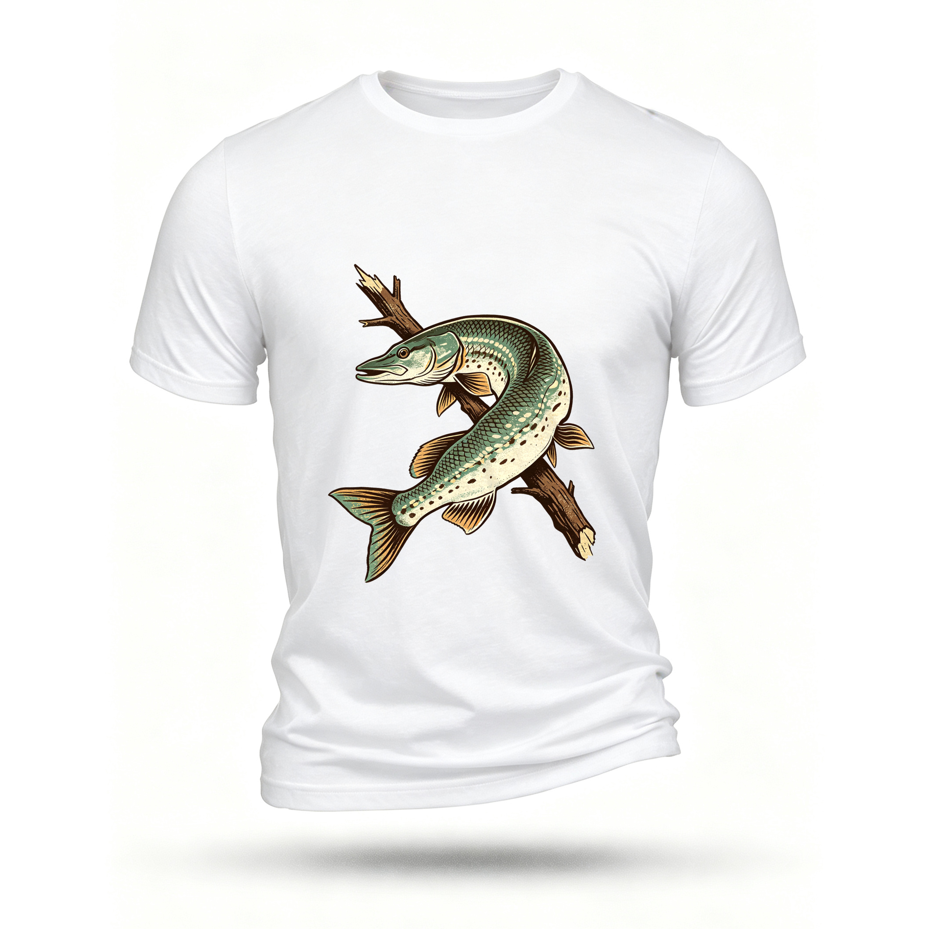 White T-shirt, front print