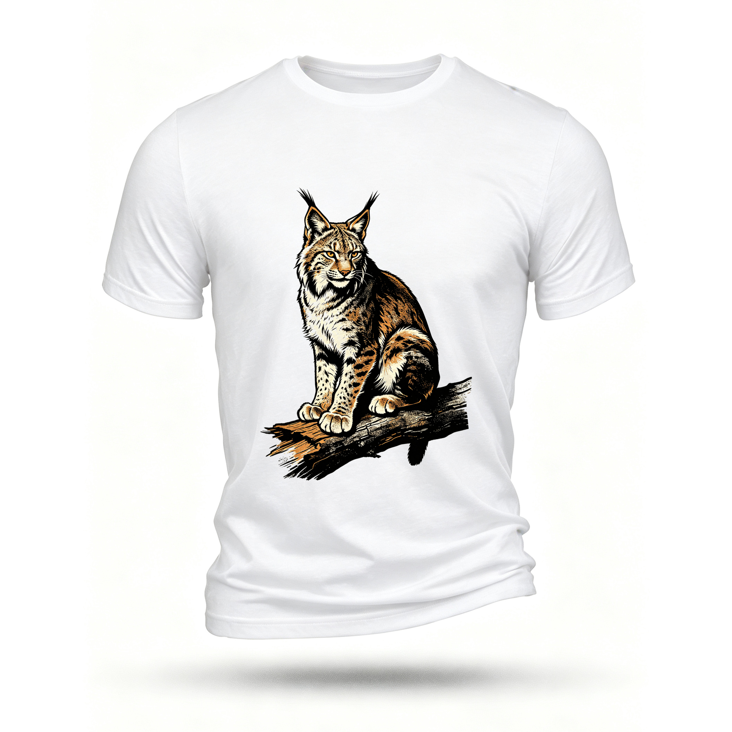 White T-shirt, front print