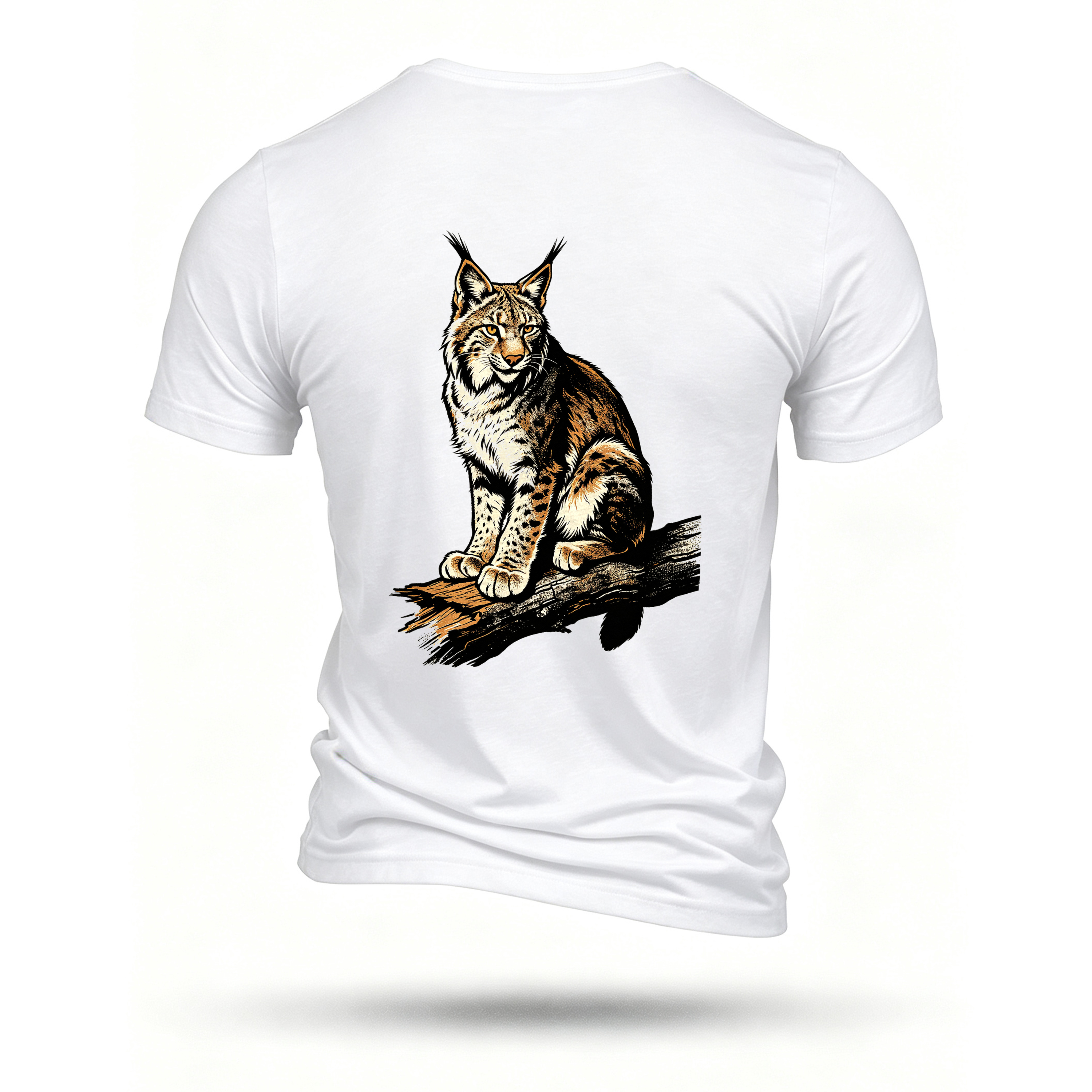 White T-shirt, back print