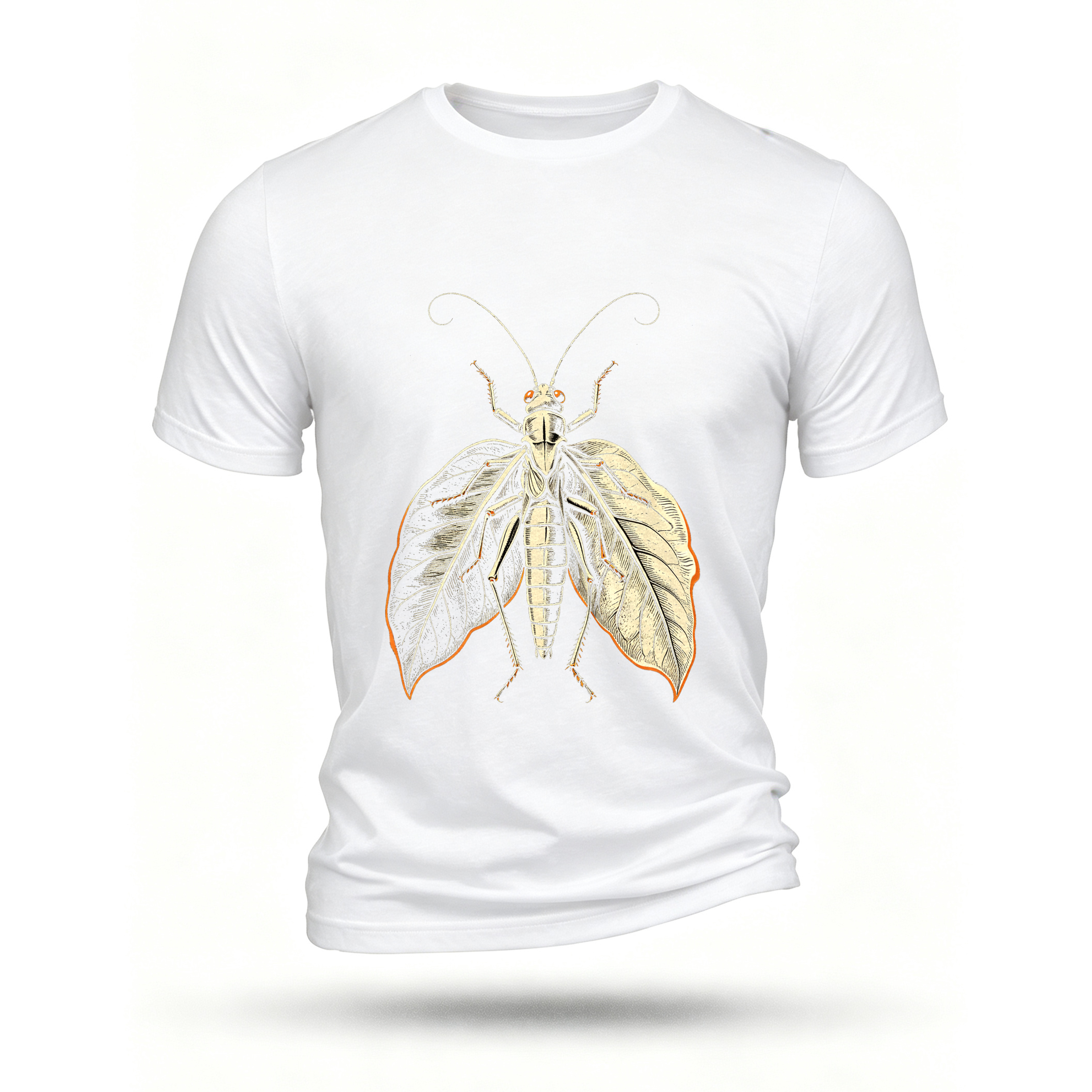 White T-shirt, front print