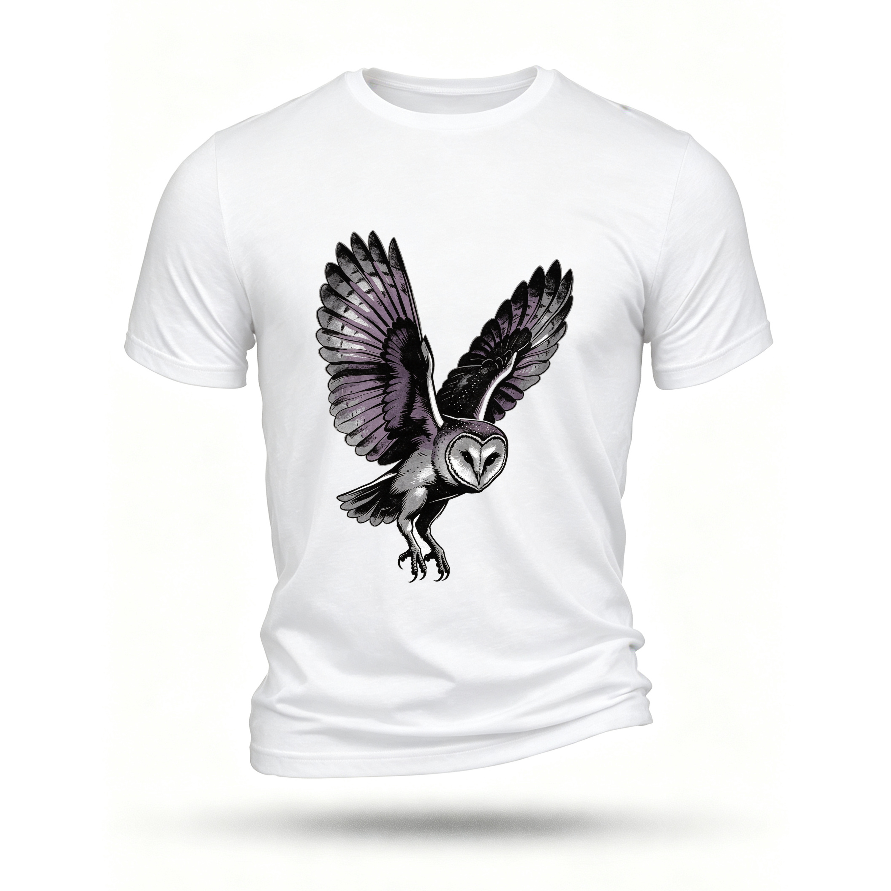 White T-shirt, front print