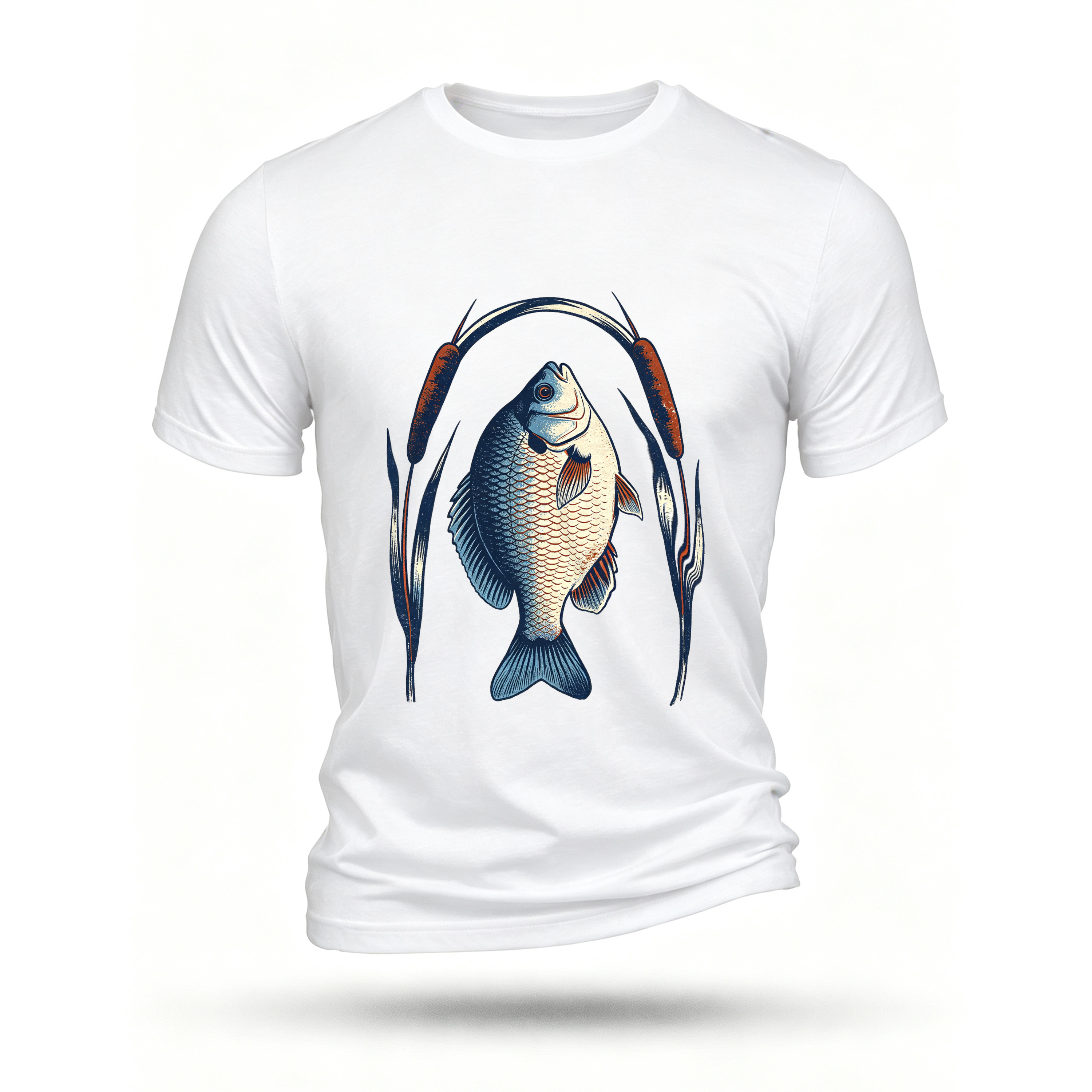 White T-shirt, front print