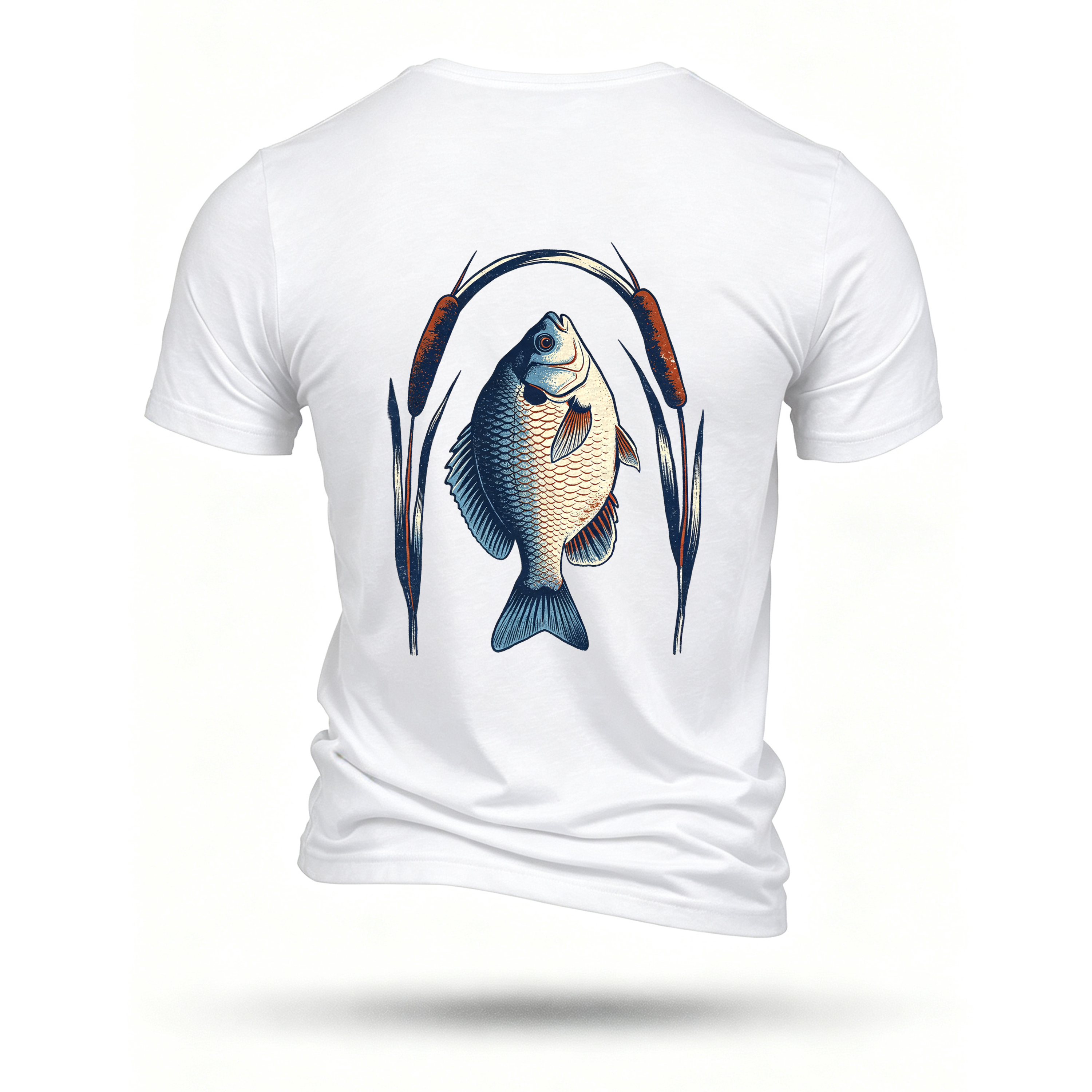 White T-shirt, back print