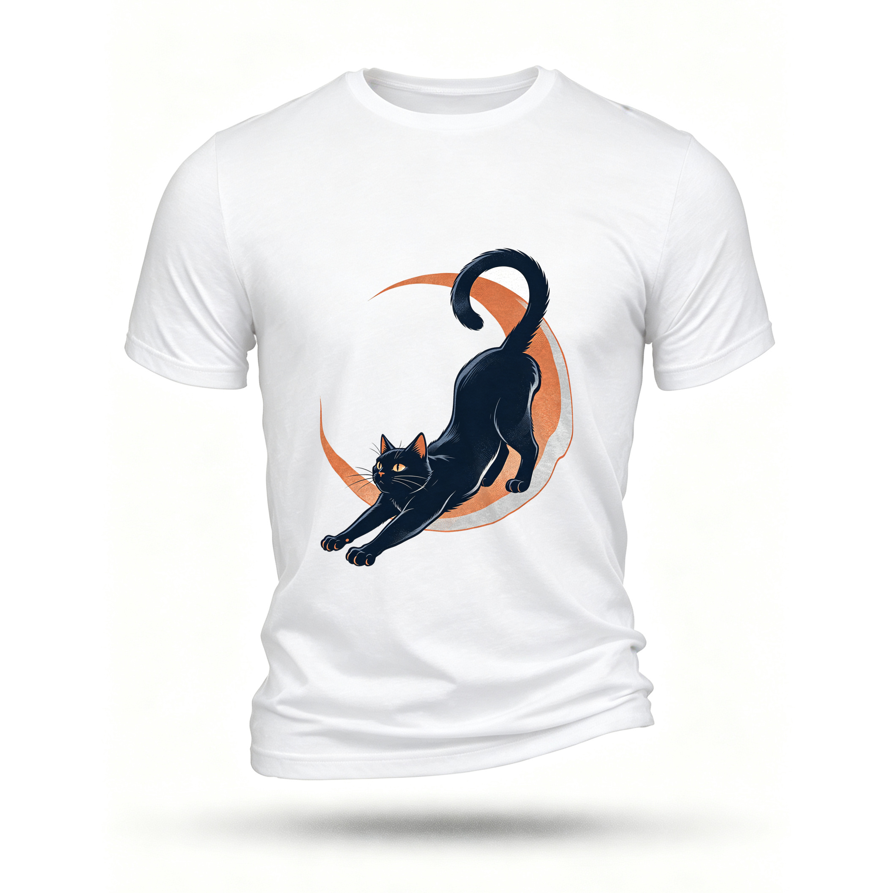White T-shirt, front print