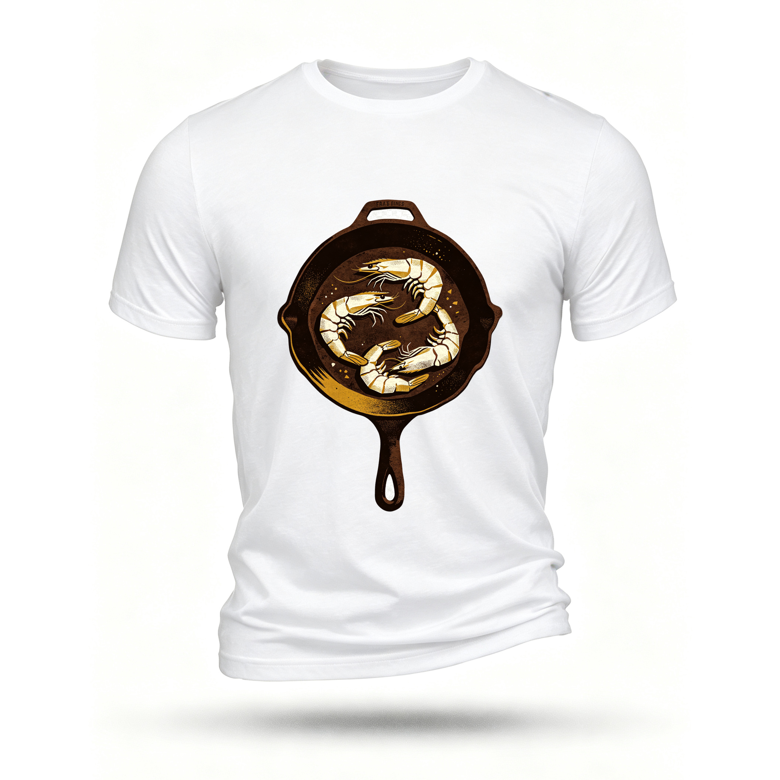 White T-shirt, front print