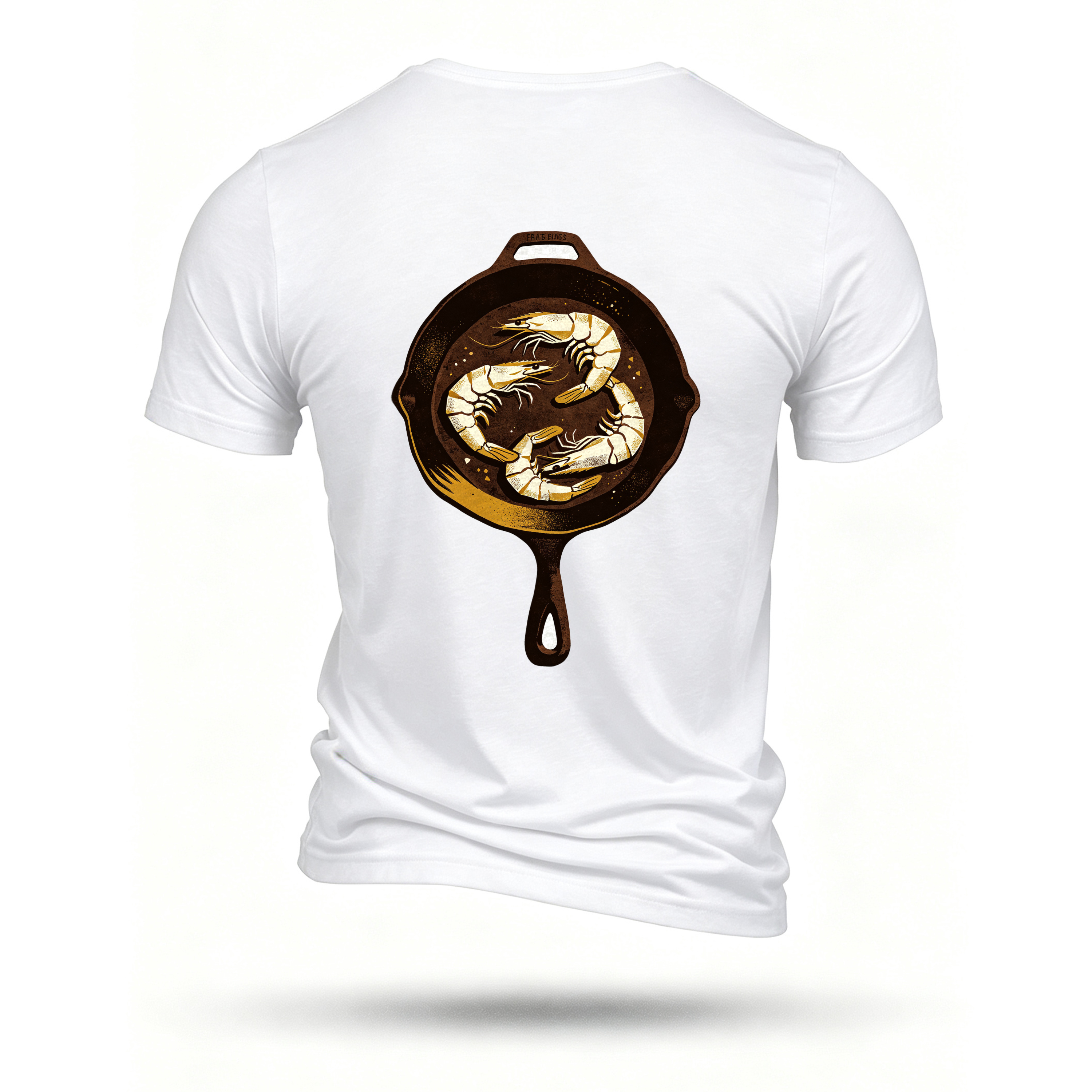 White T-shirt, back print
