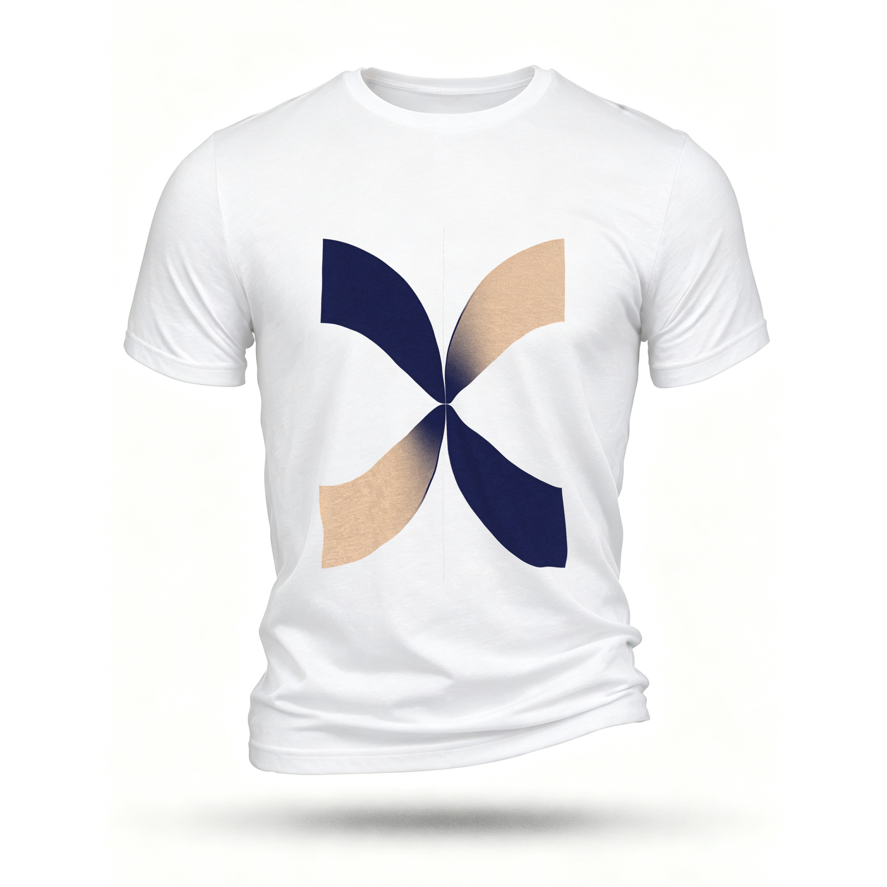 White T-shirt, front print