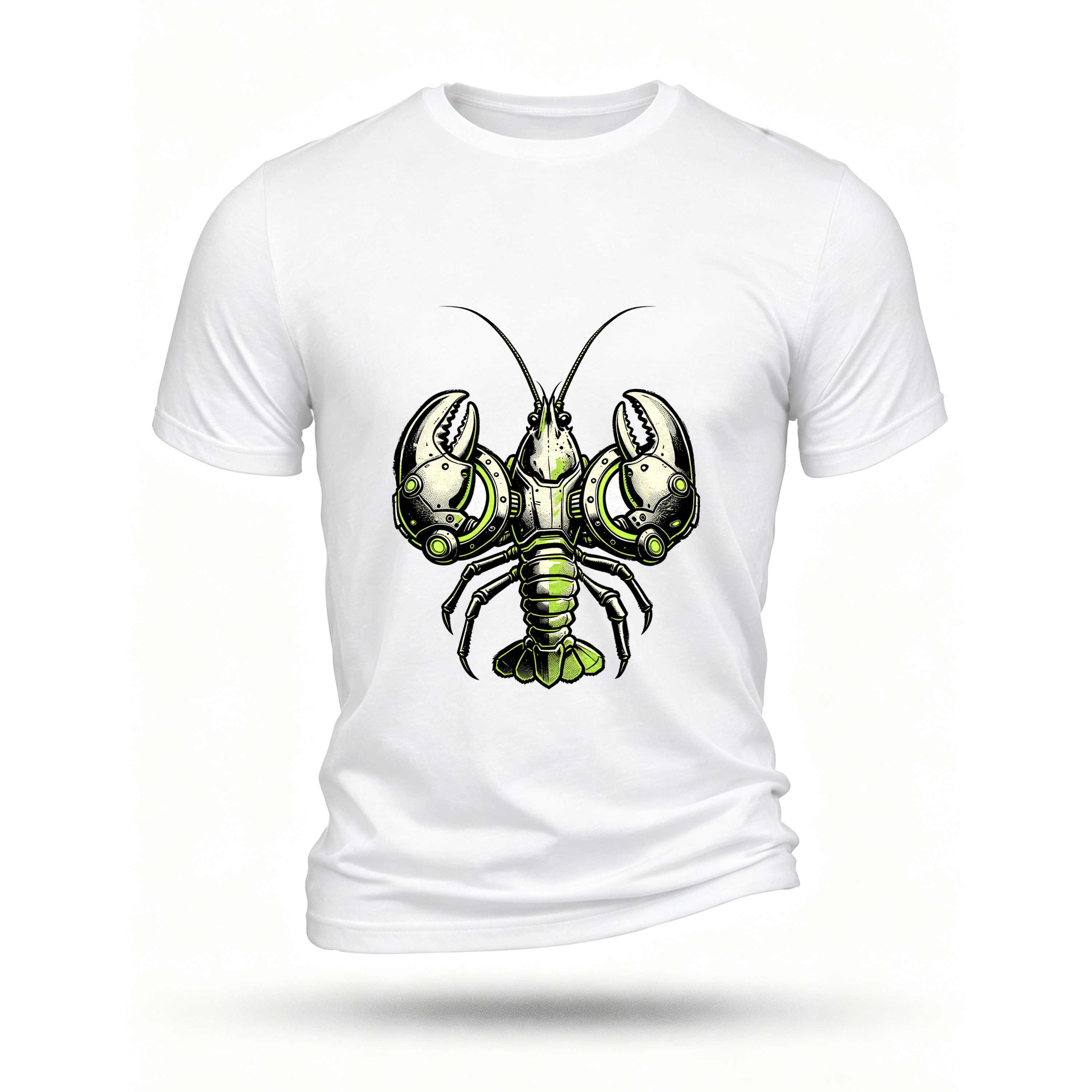White T-shirt, front print