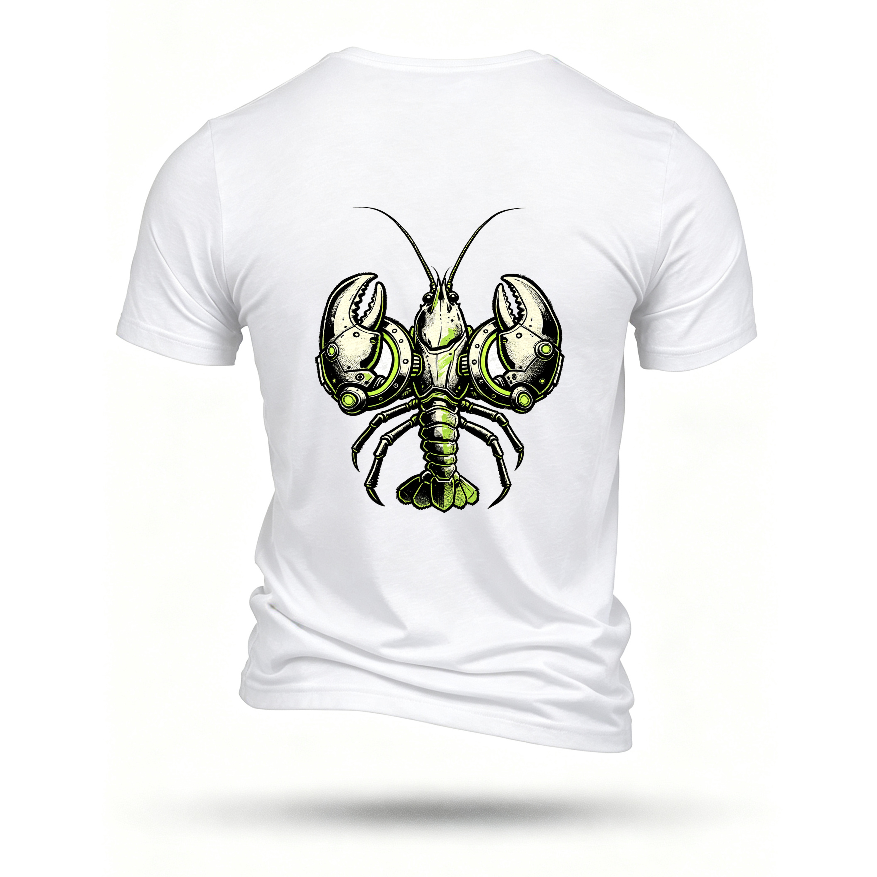 White T-shirt, back print