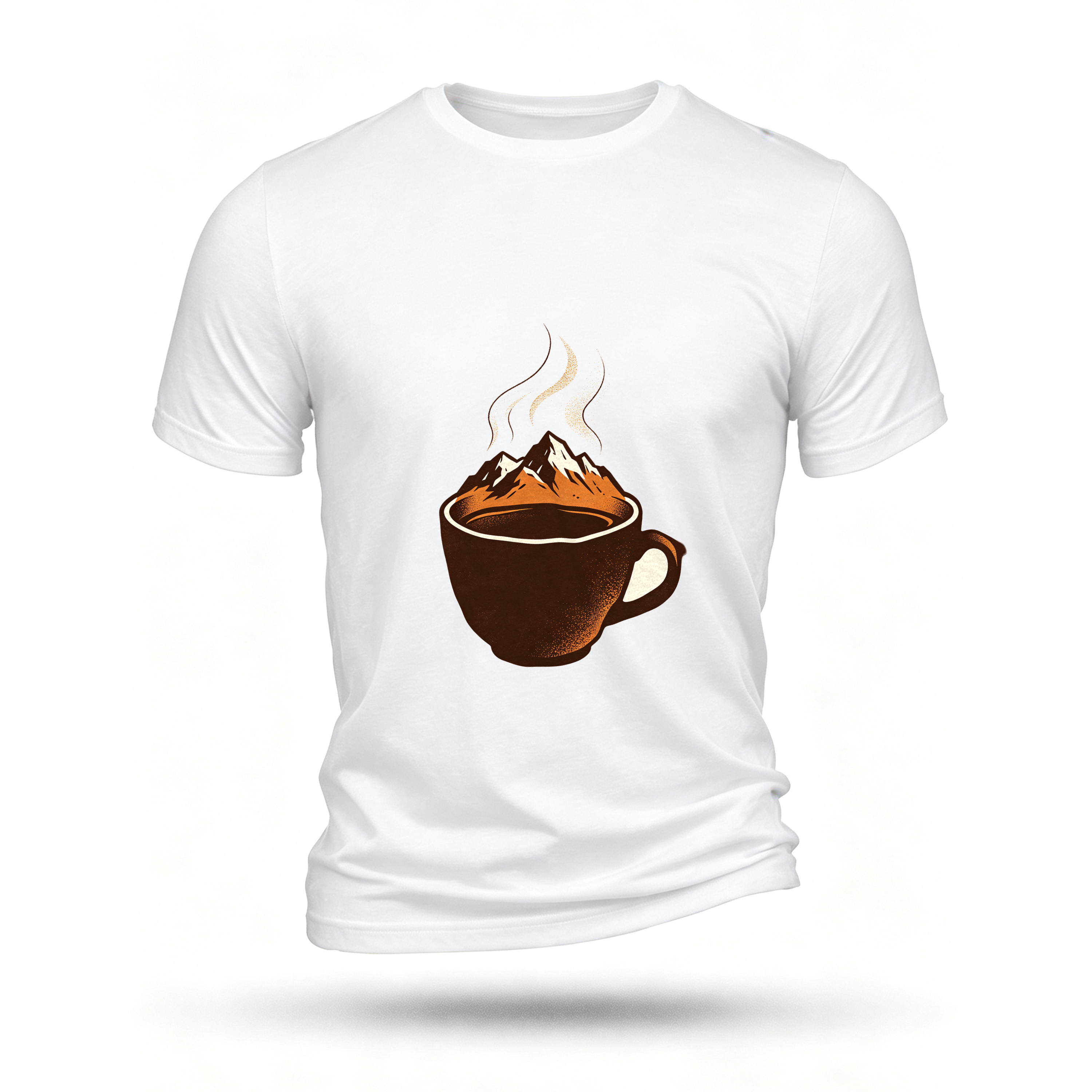 White T-shirt, front print