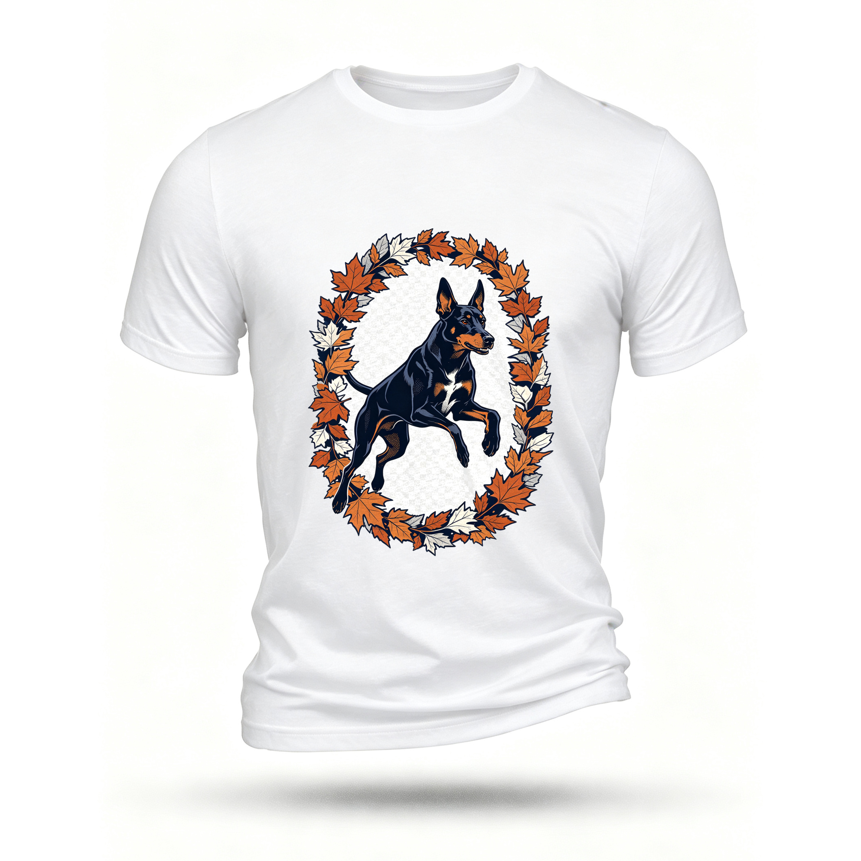 White T-shirt, front print