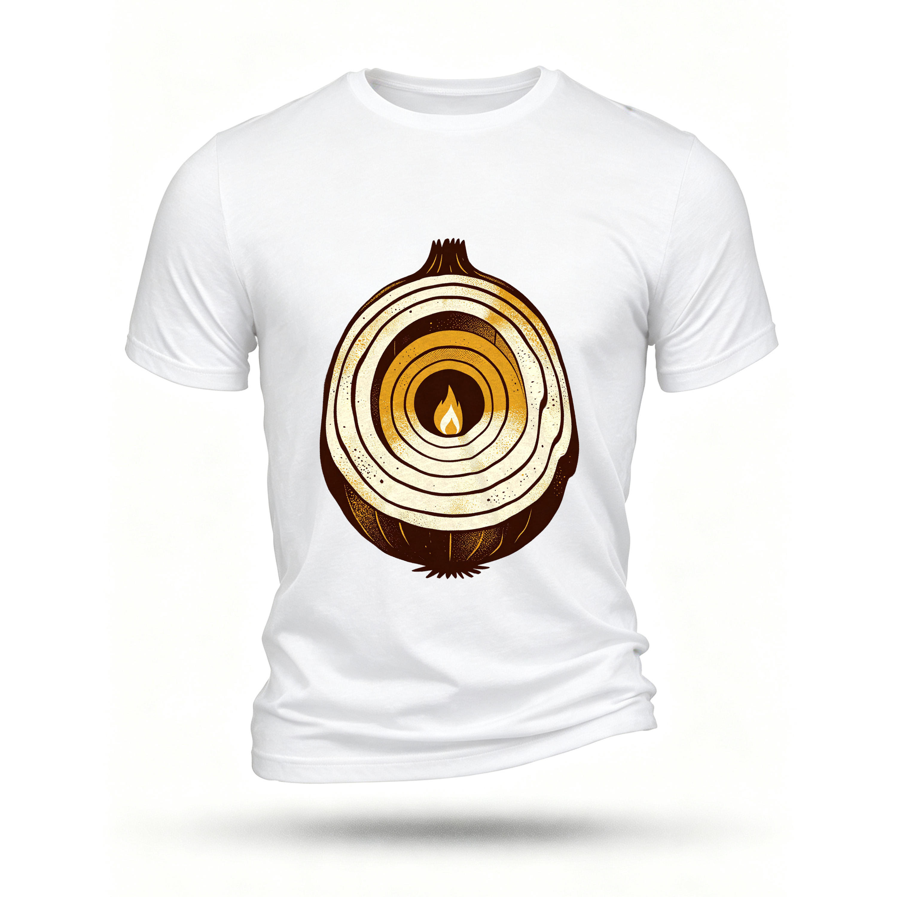 White T-shirt, front print