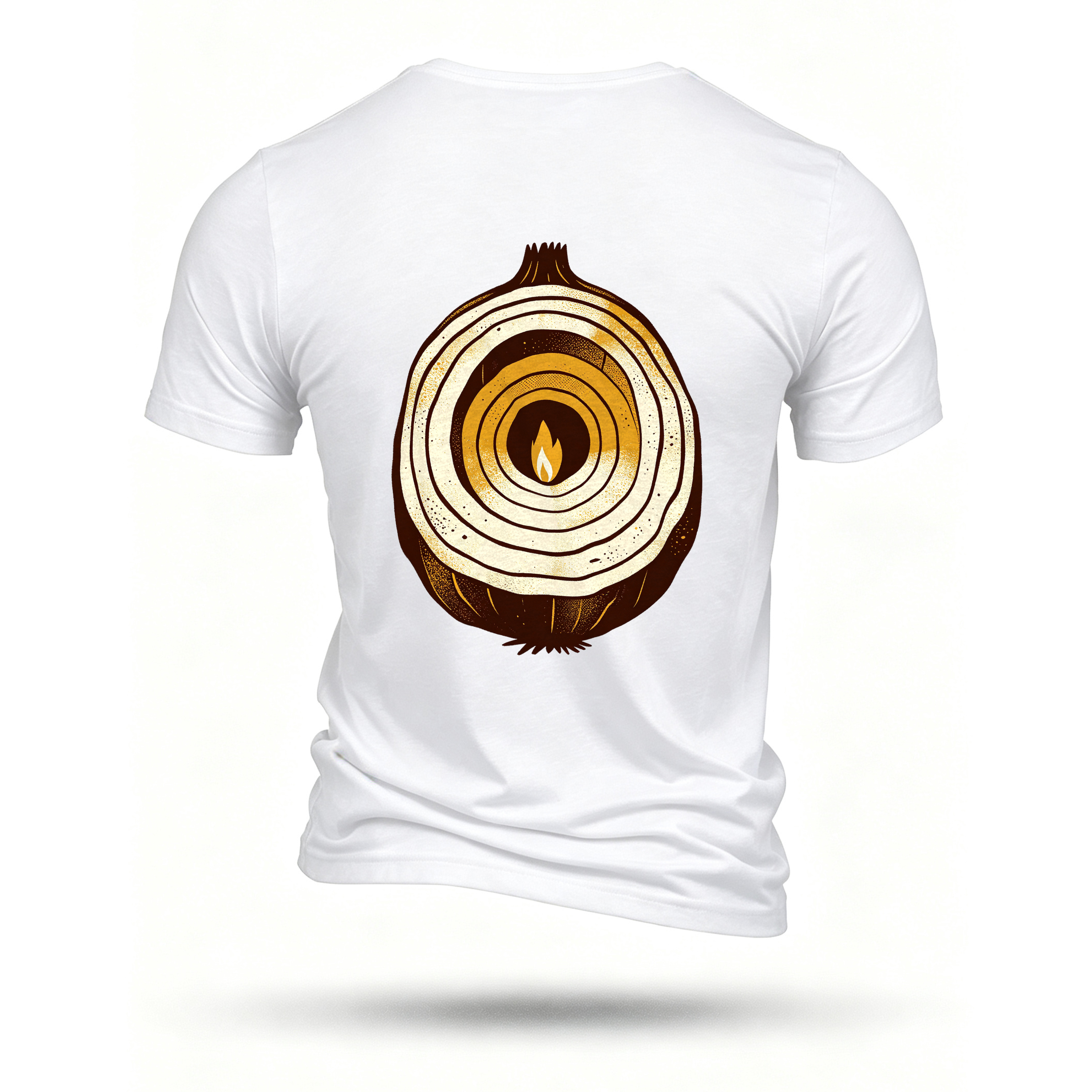 White T-shirt, back print