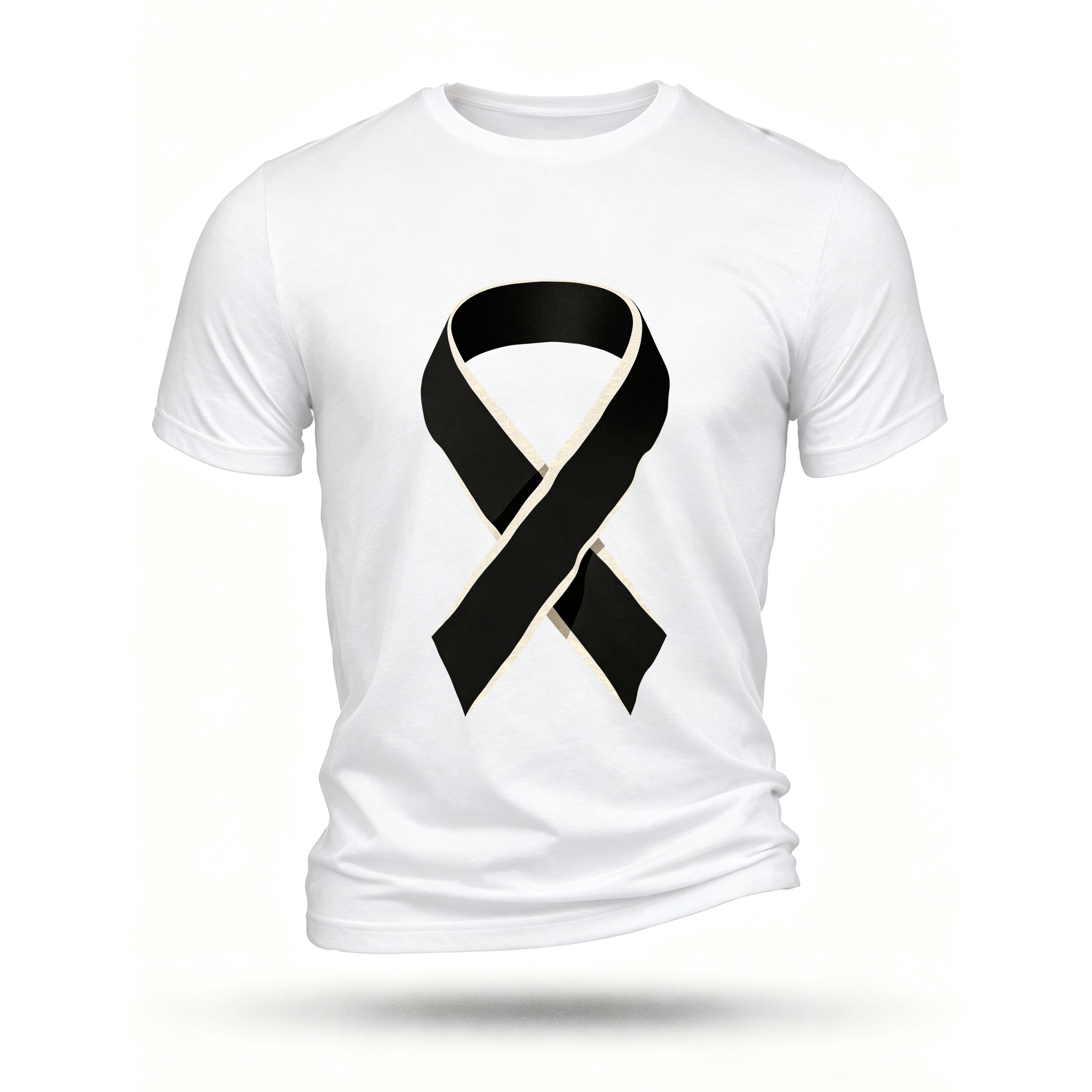 White T-shirt, front print