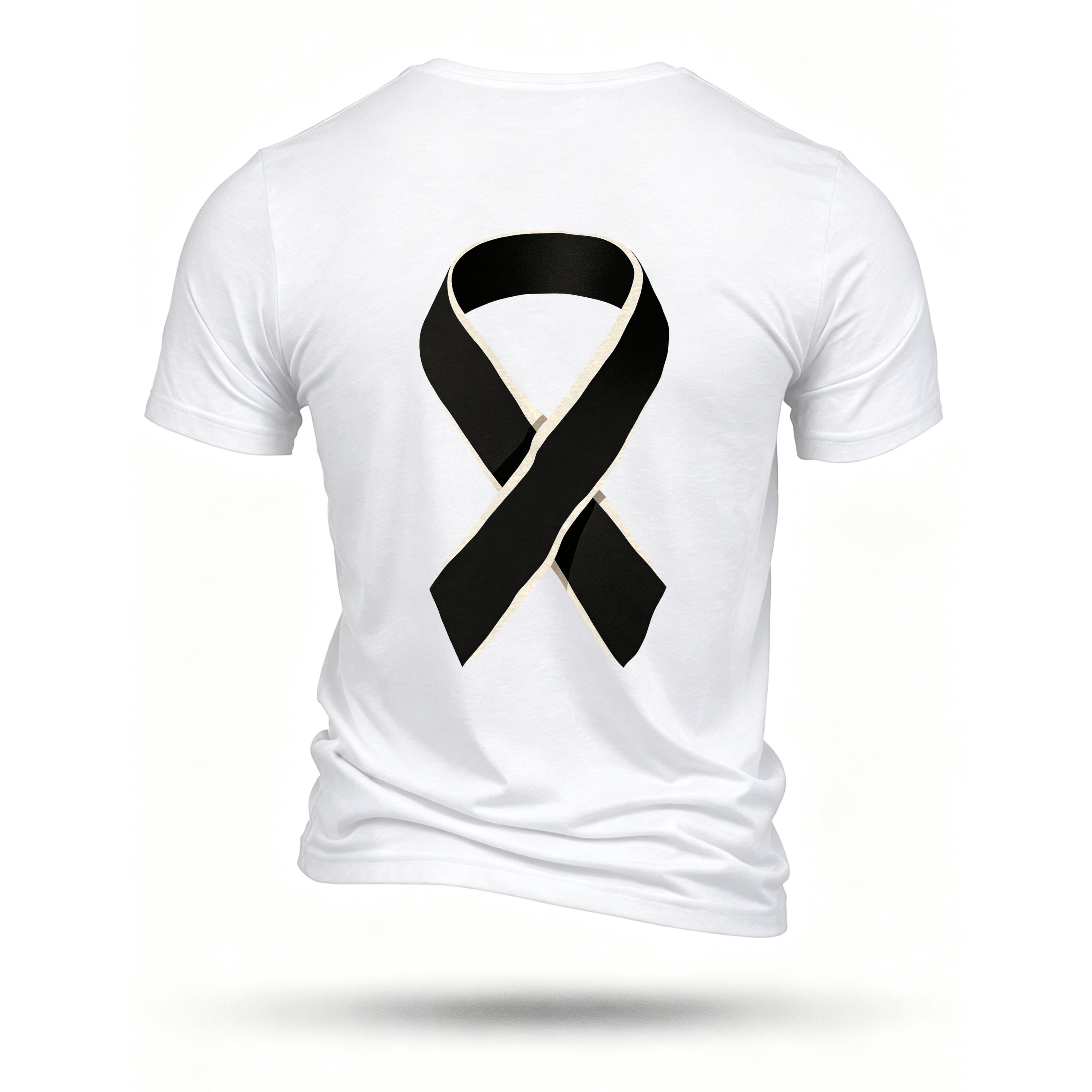 White T-shirt, back print