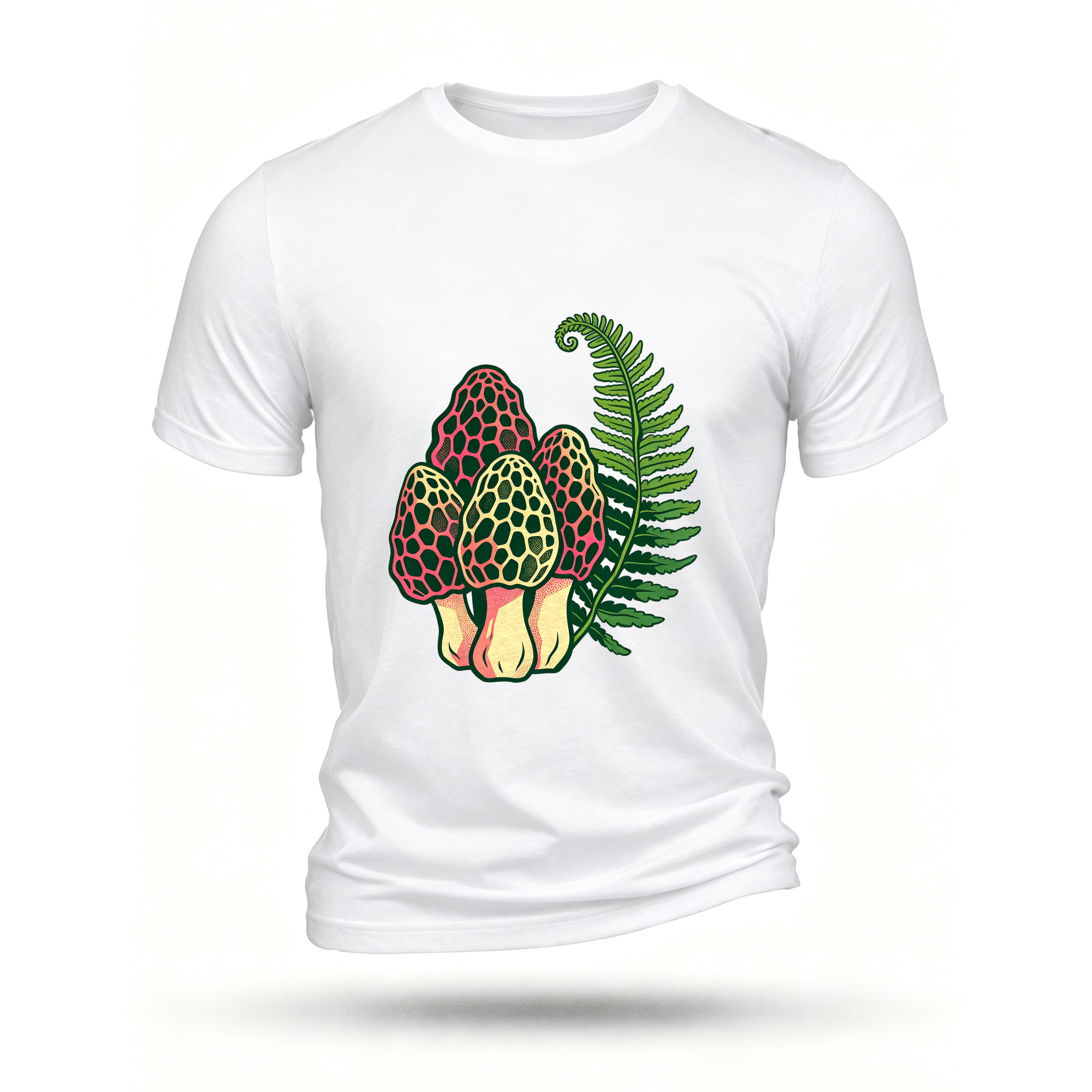 White T-shirt, front print