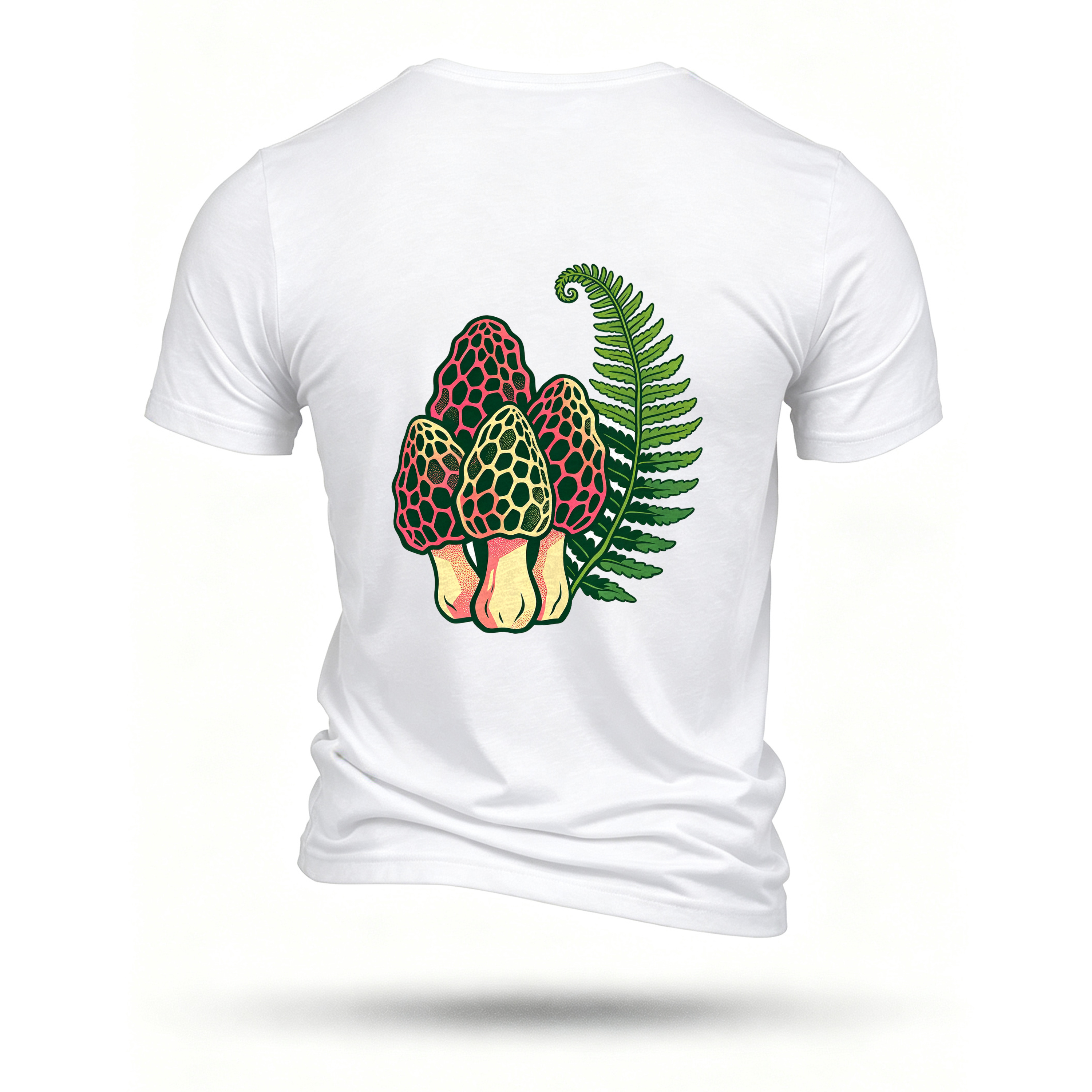 White T-shirt, back print