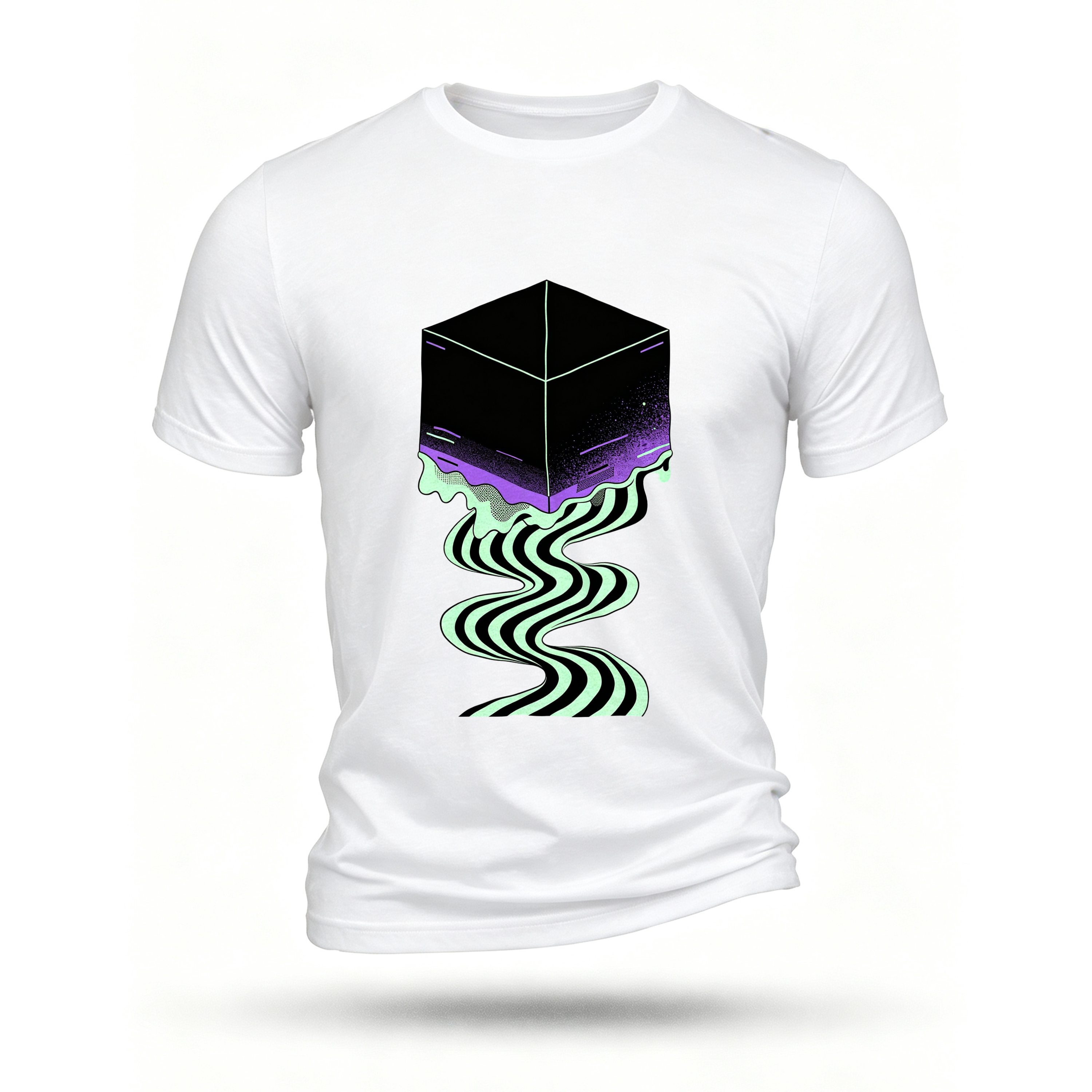 White T-shirt, front print