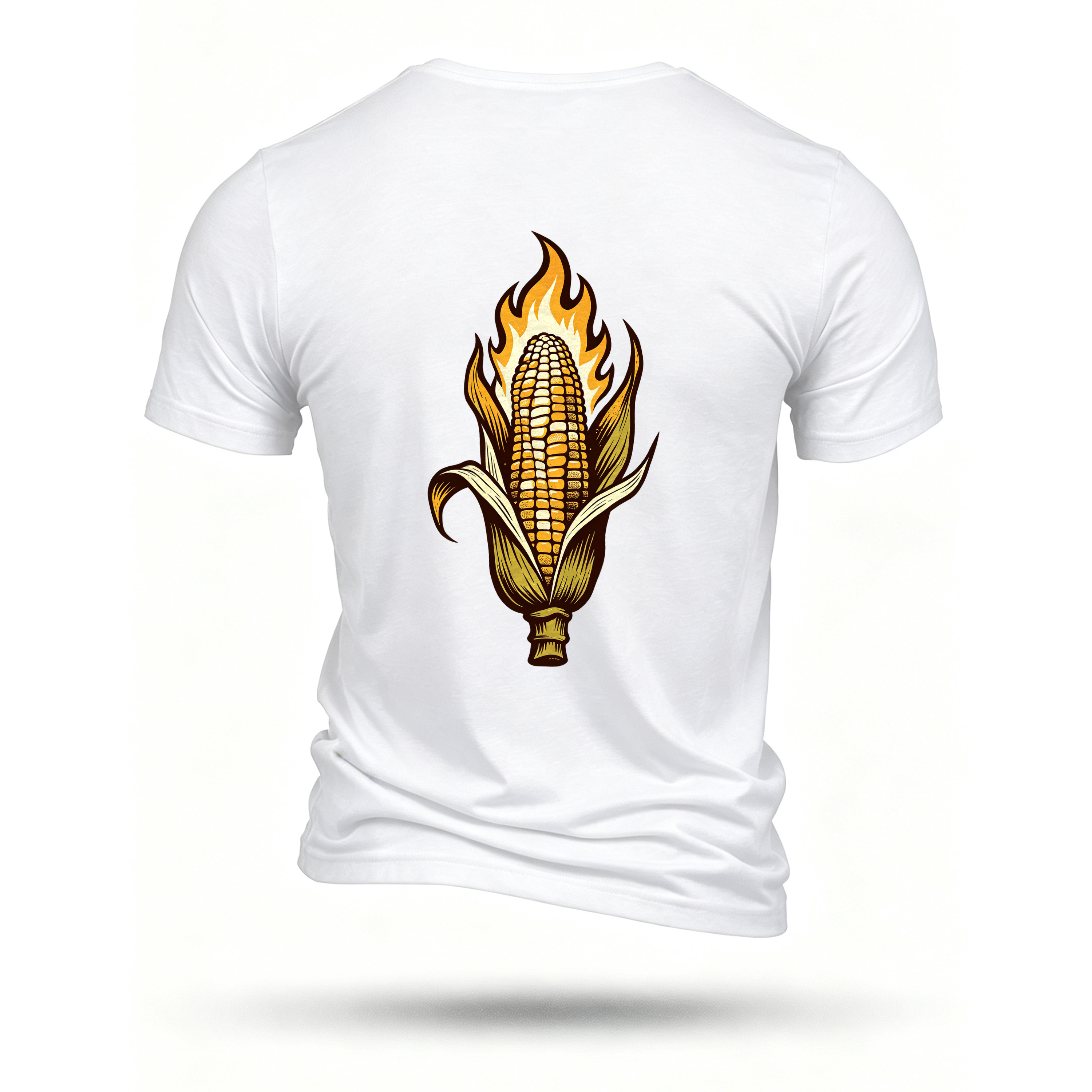 White T-shirt, back print
