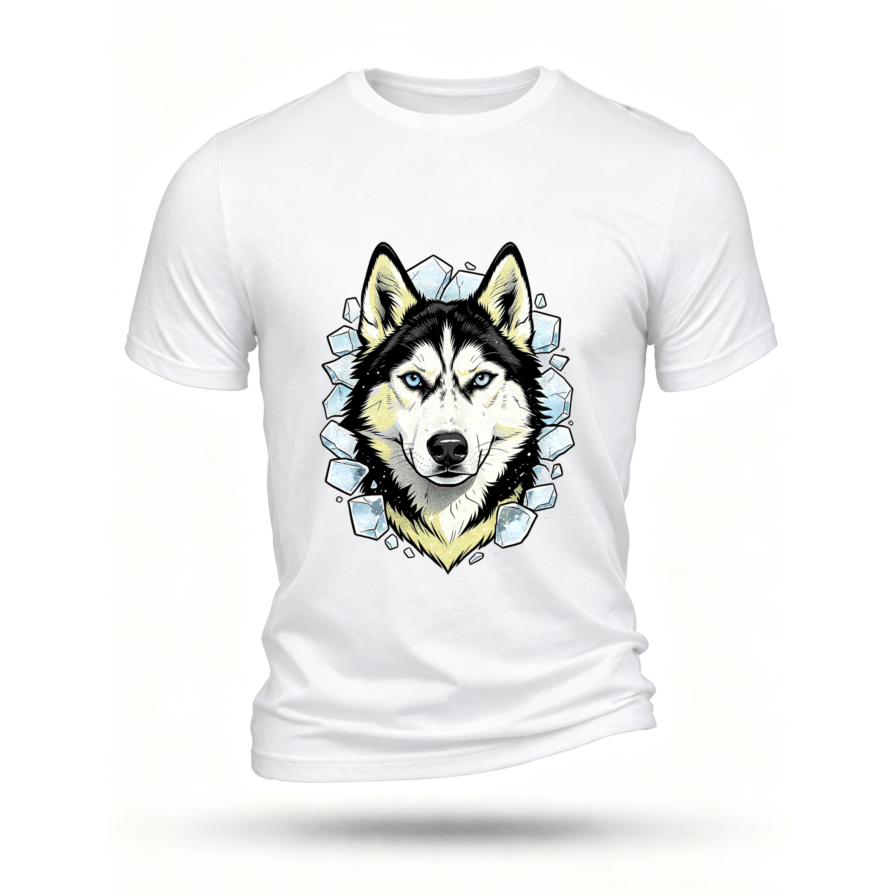 White T-shirt, front print
