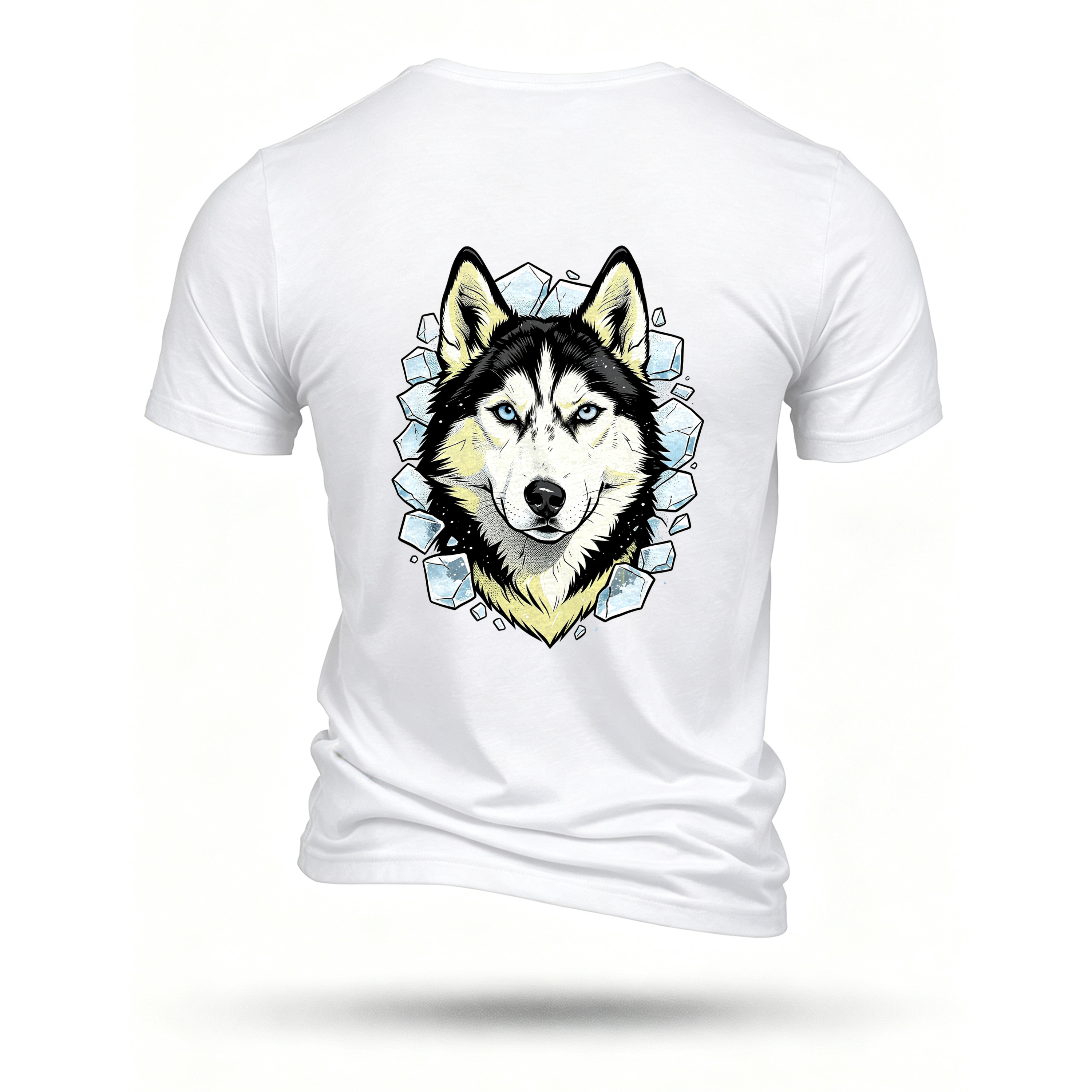 White T-shirt, back print