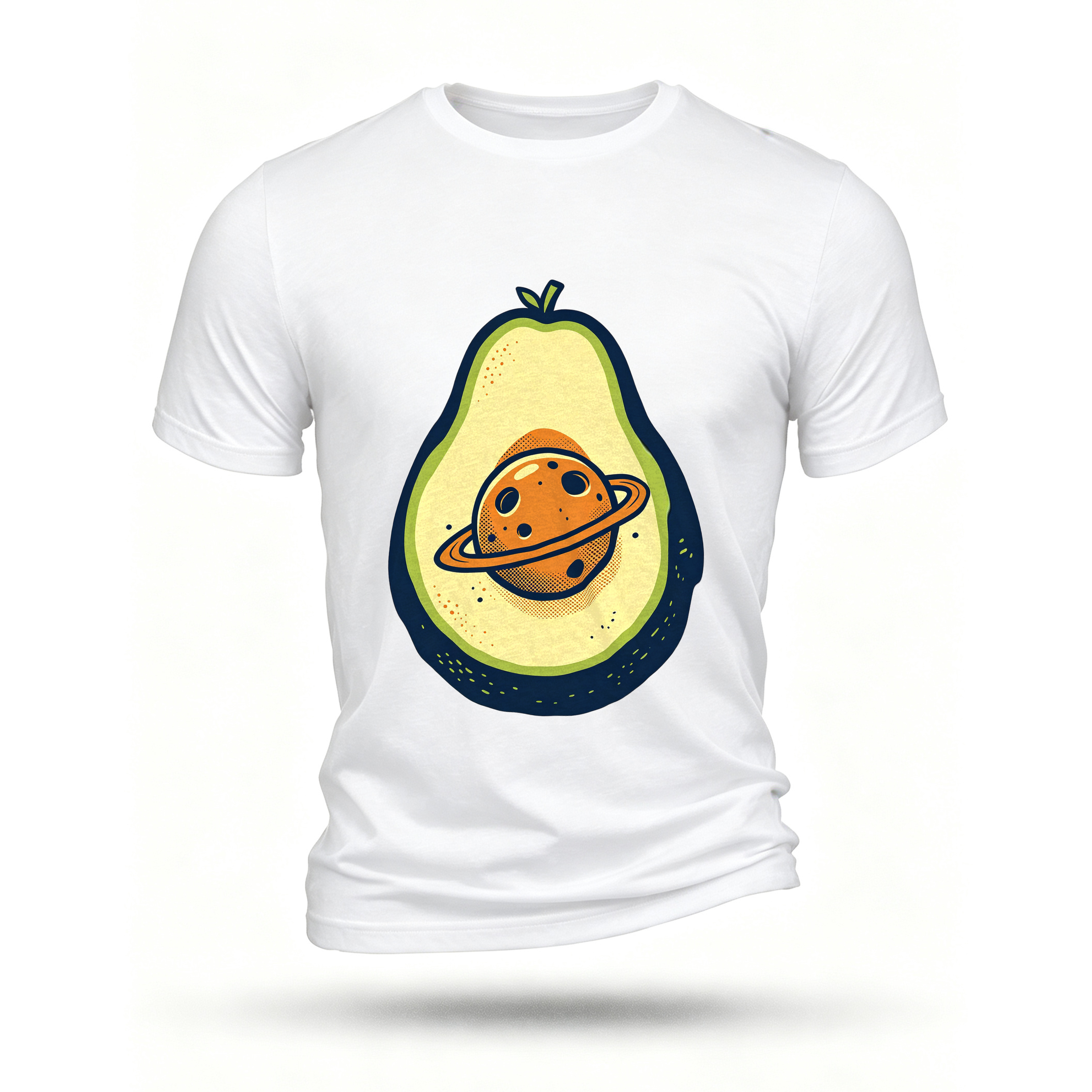 White T-shirt, front print