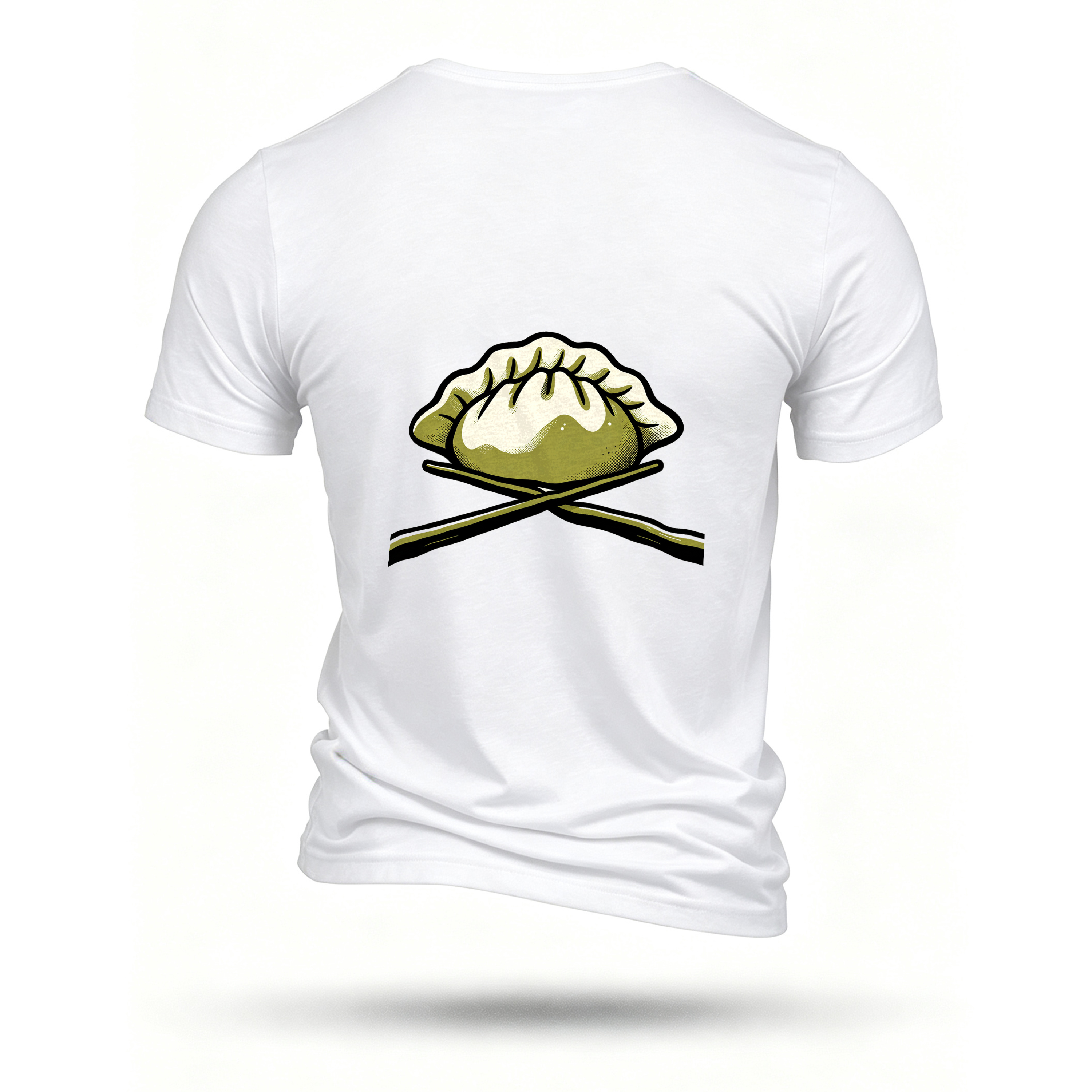 White T-shirt, back print