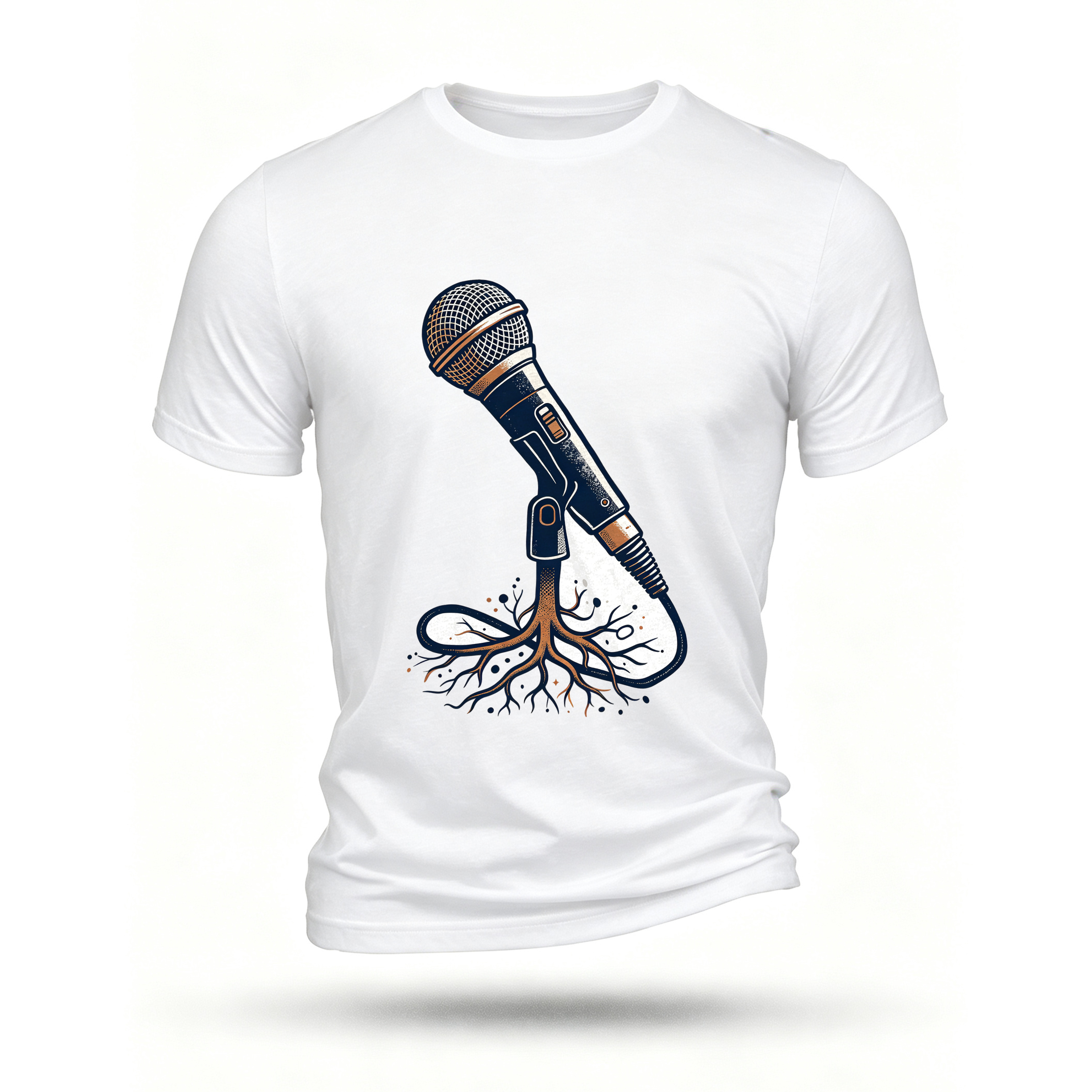 White T-shirt, front print