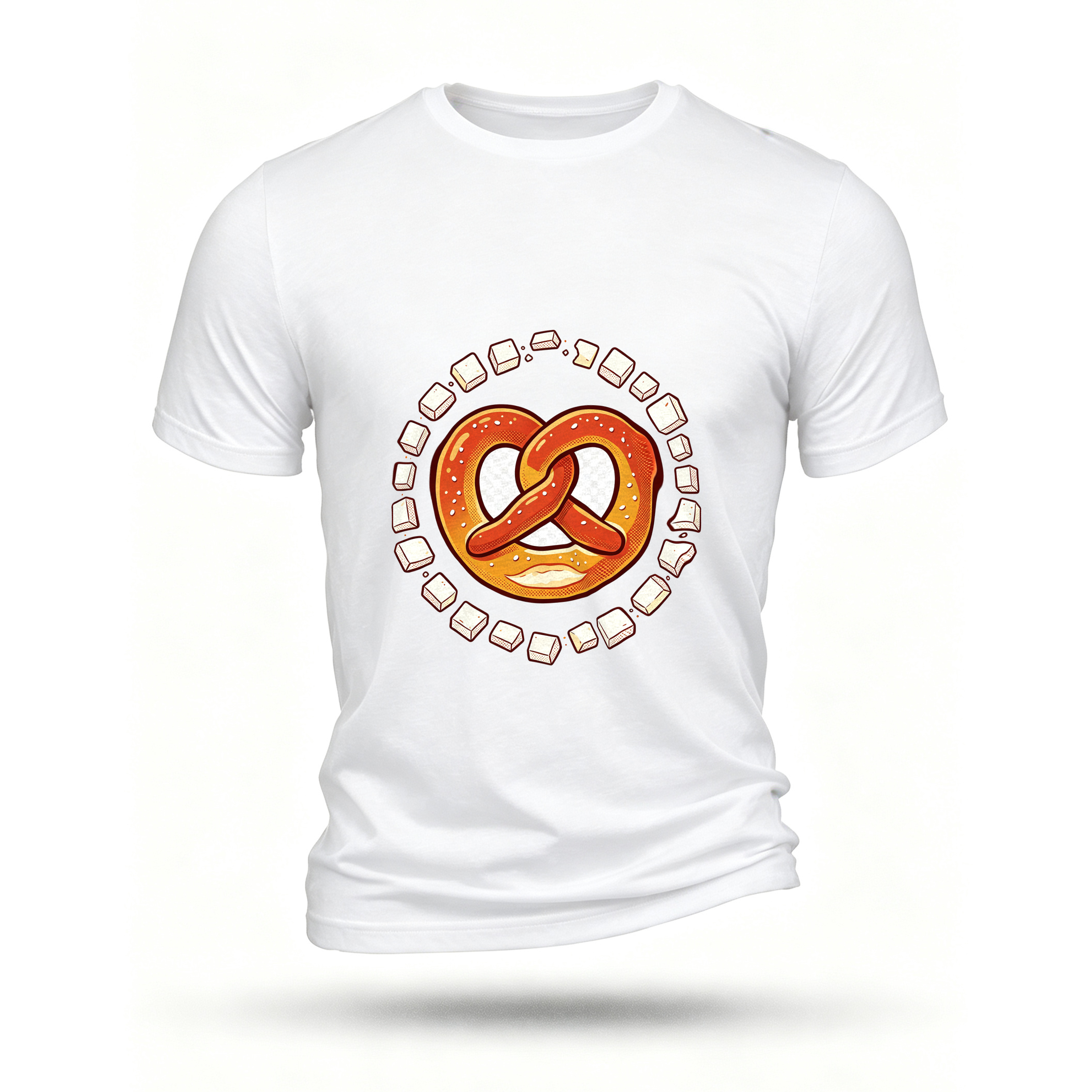 White T-shirt, front print