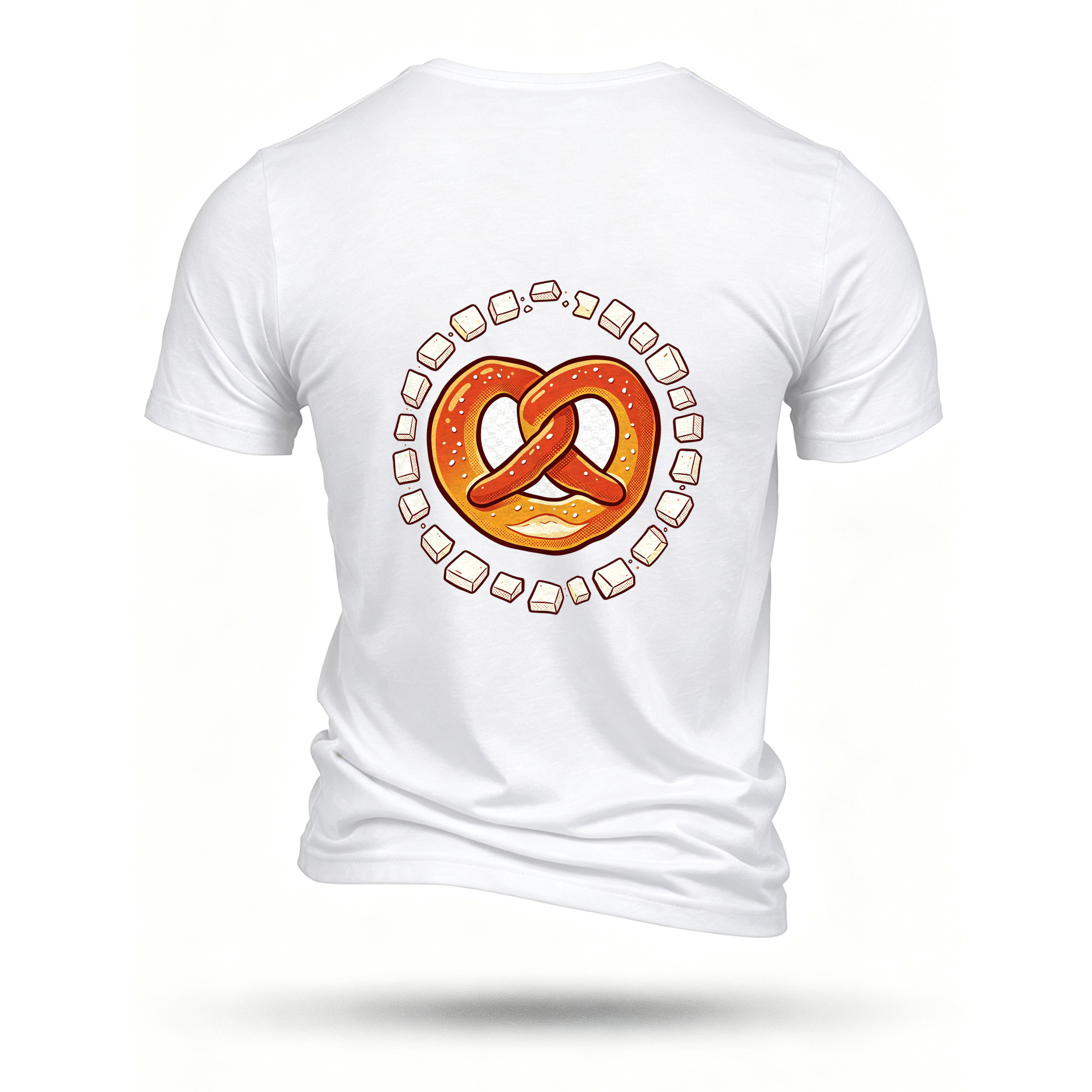White T-shirt, back print