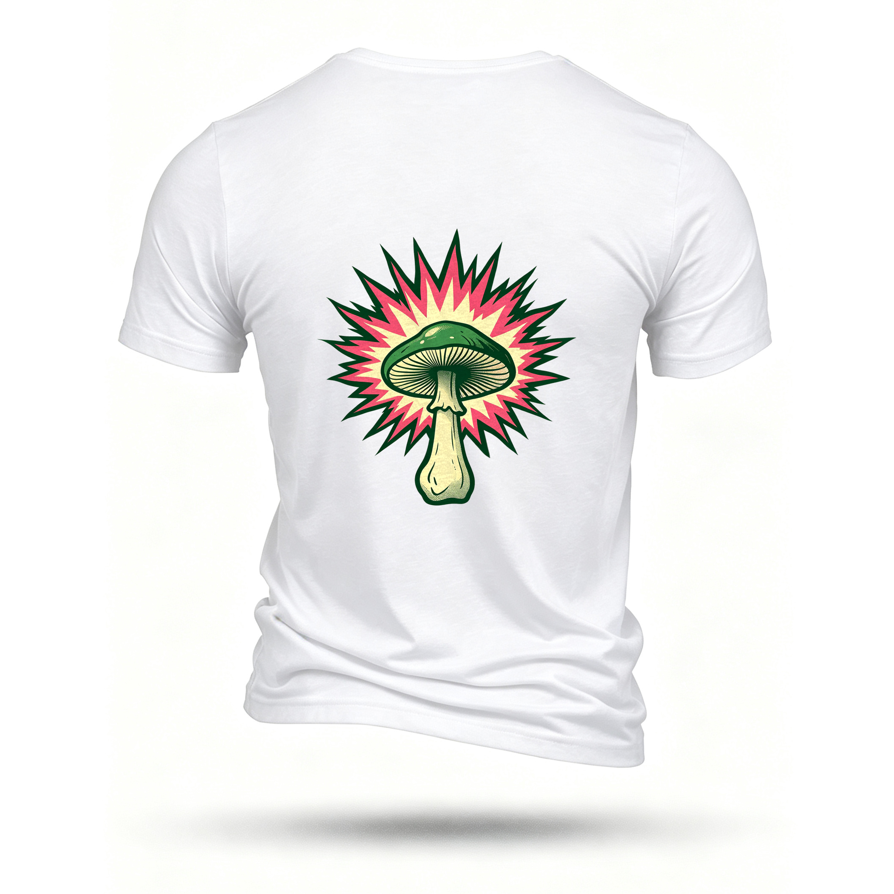 White T-shirt, back print