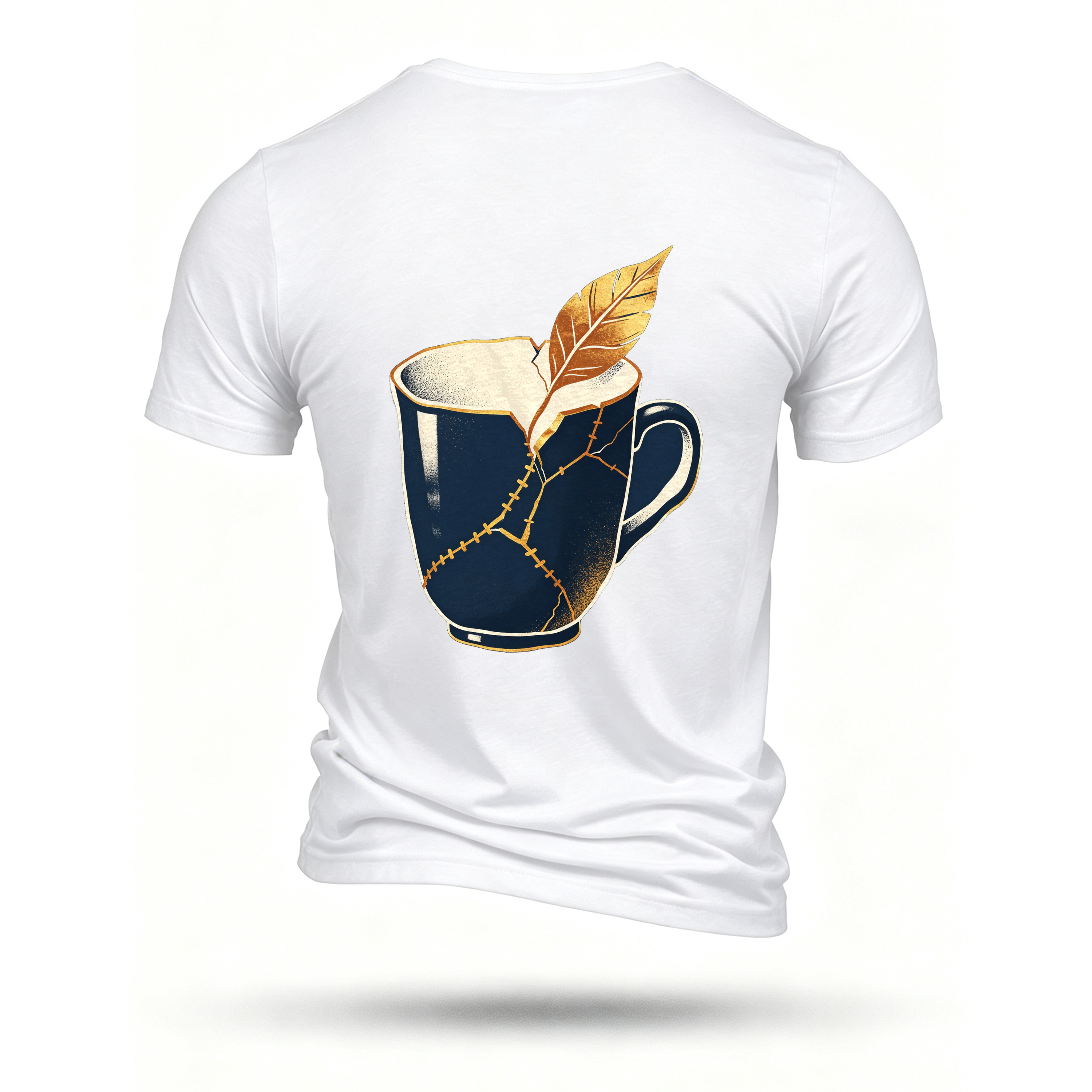 White T-shirt, back print