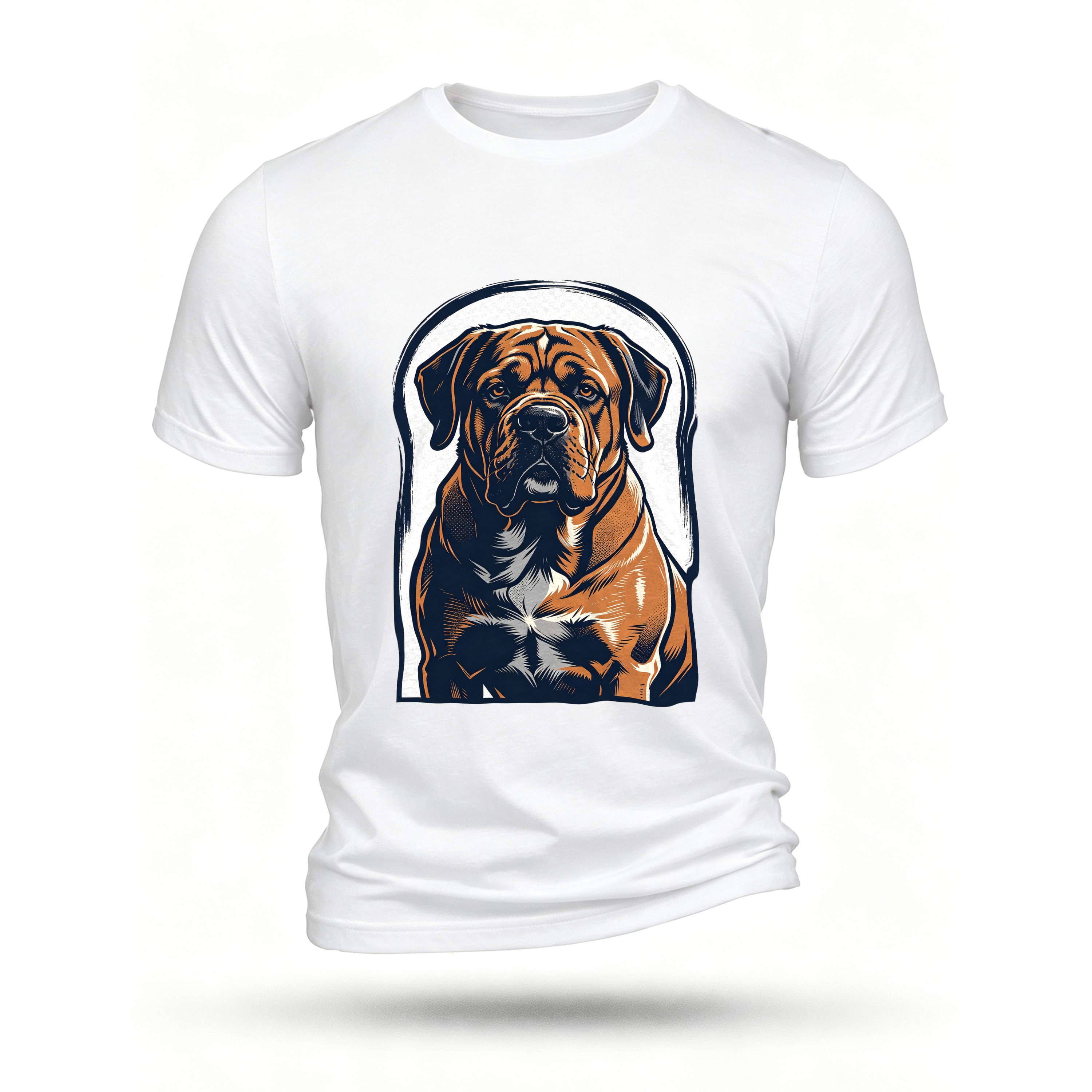 White T-shirt, front print