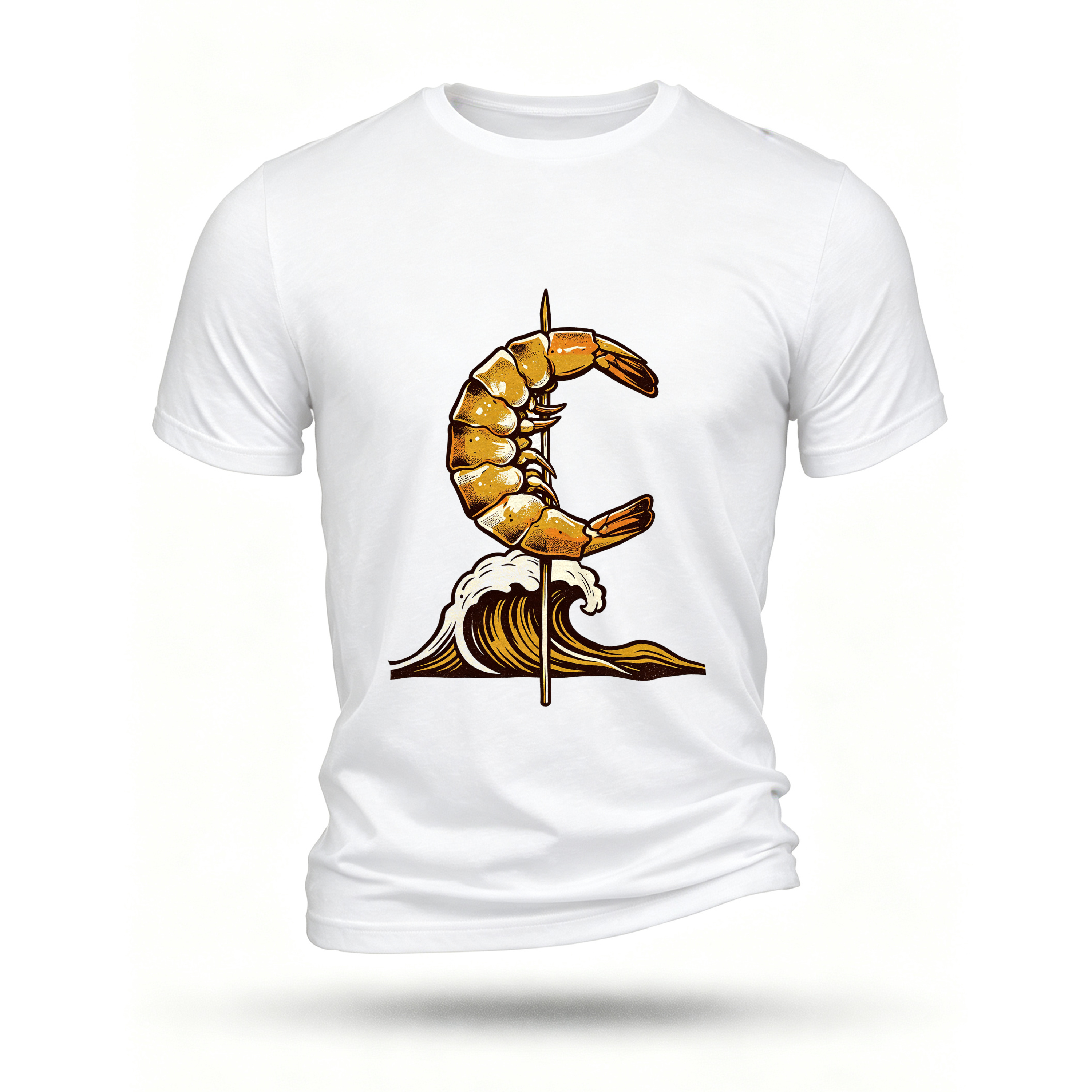 White T-shirt, front print