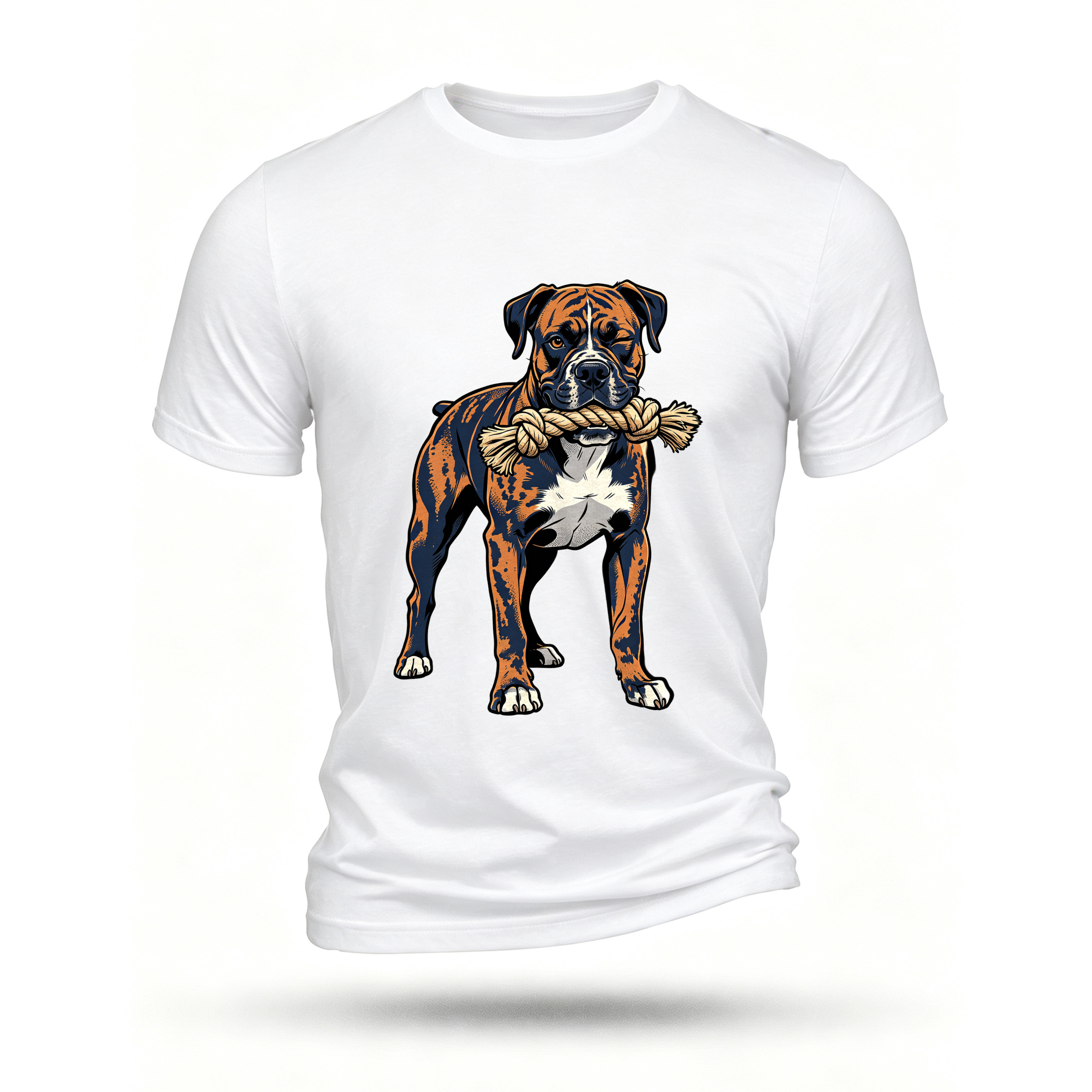 White T-shirt, front print