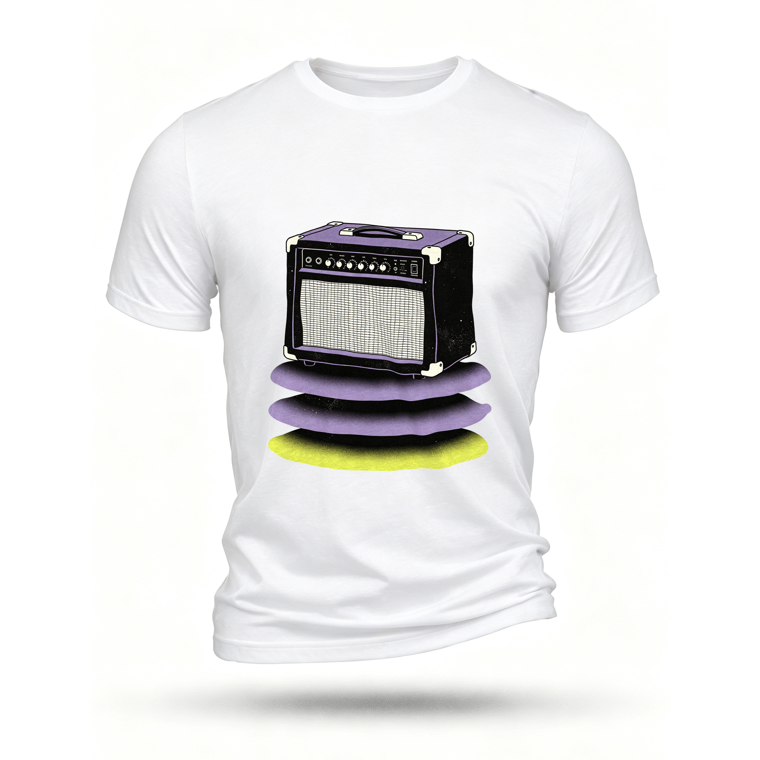 White T-shirt, front print