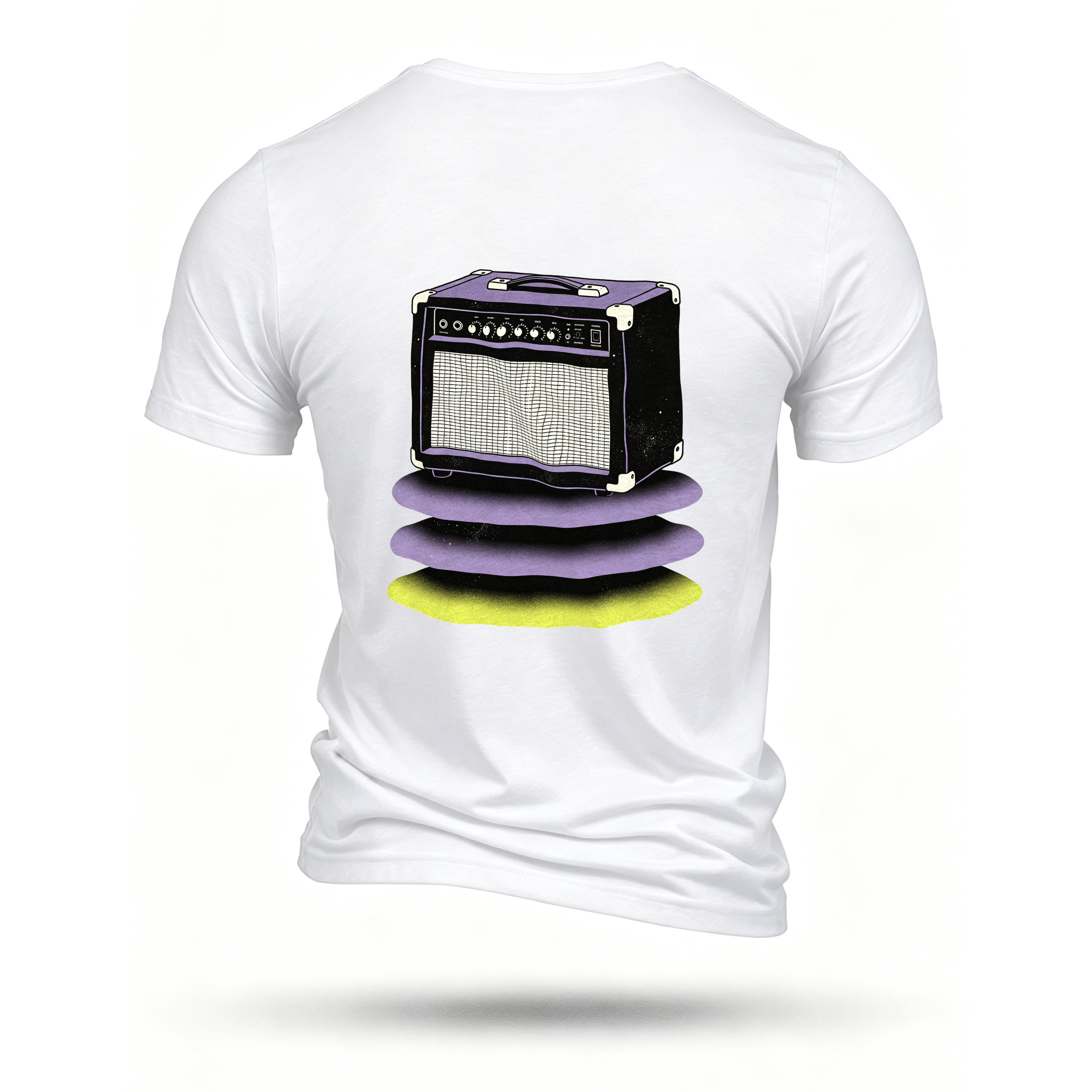 White T-shirt, back print