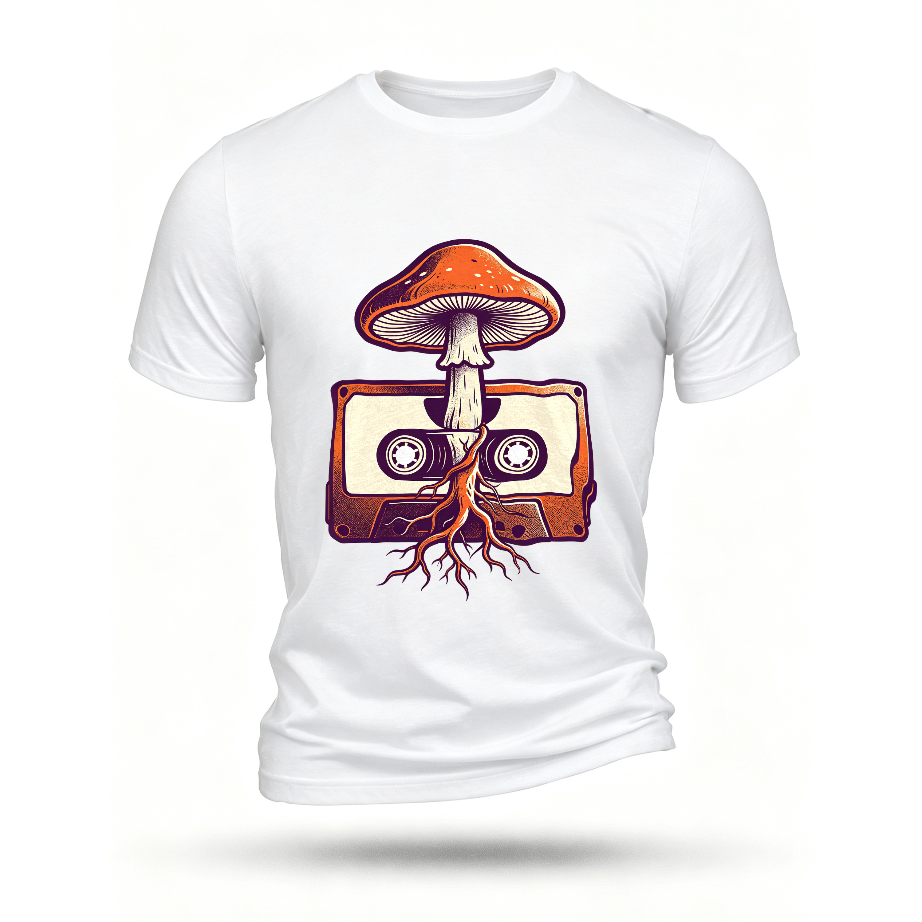 White T-shirt, front print