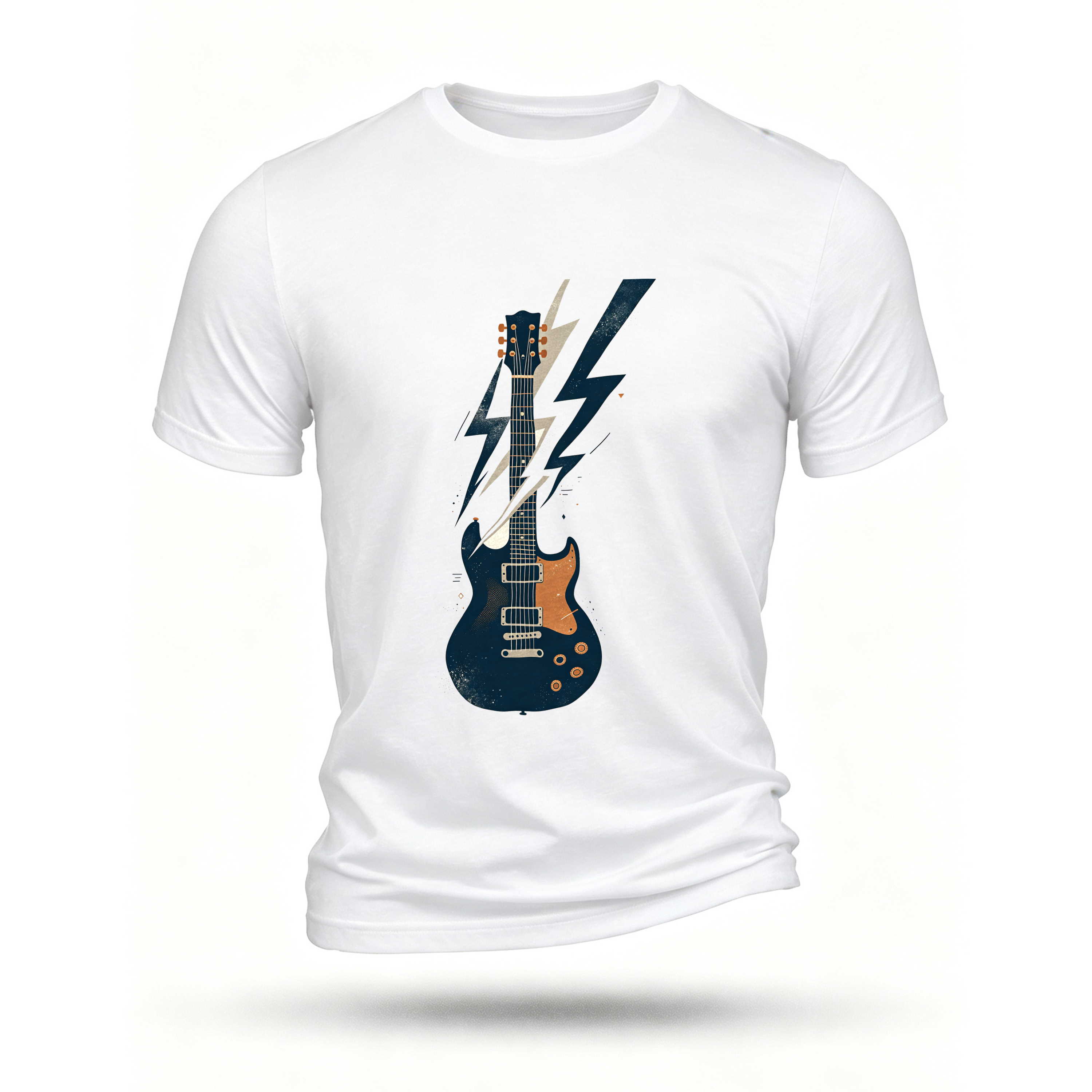 White T-shirt, front print