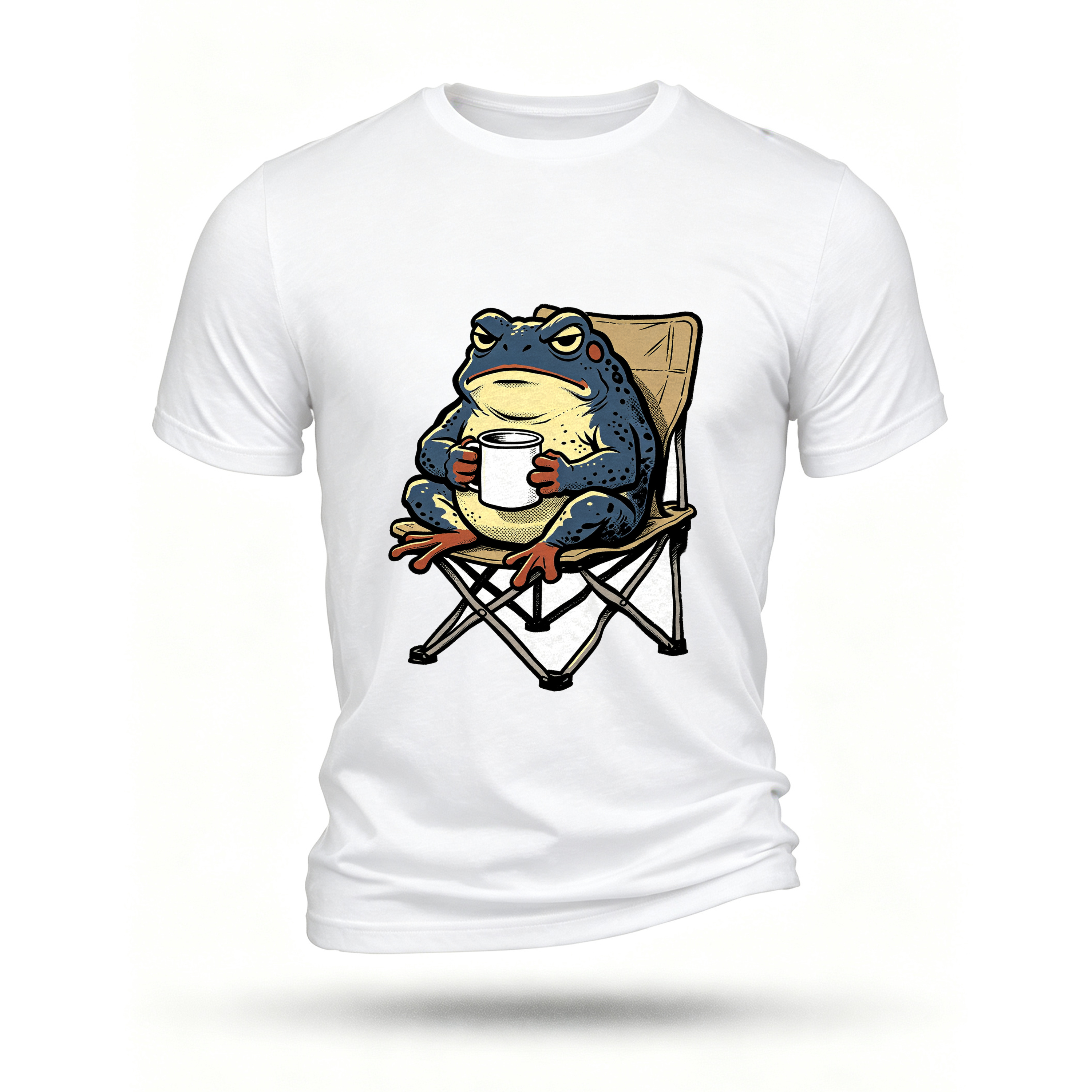White T-shirt, front print