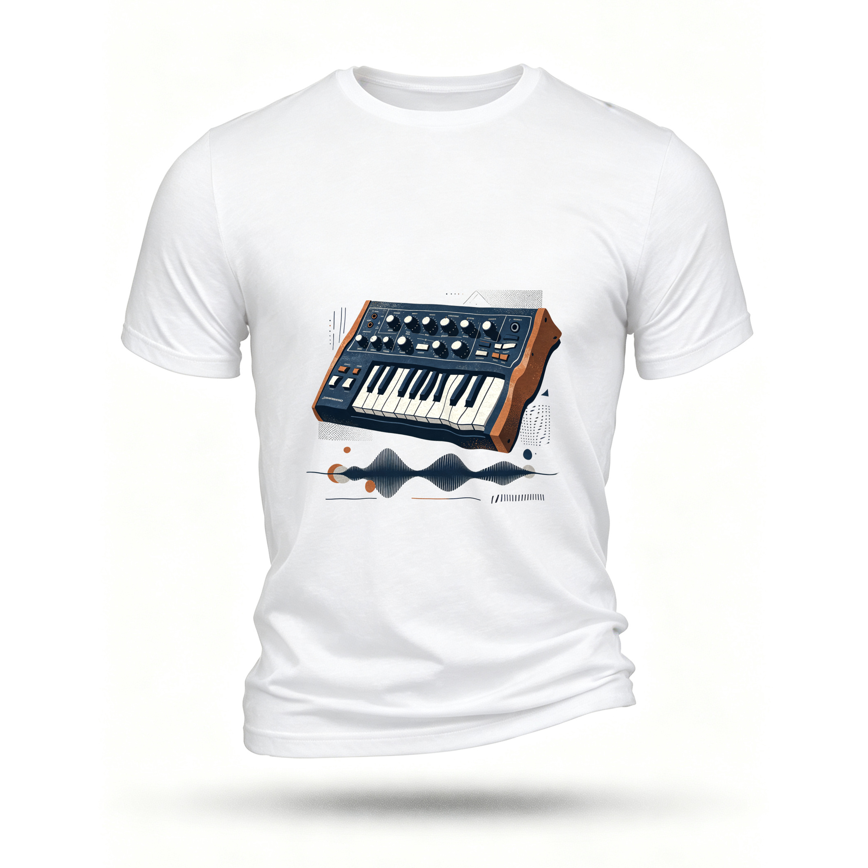 White T-shirt, front print