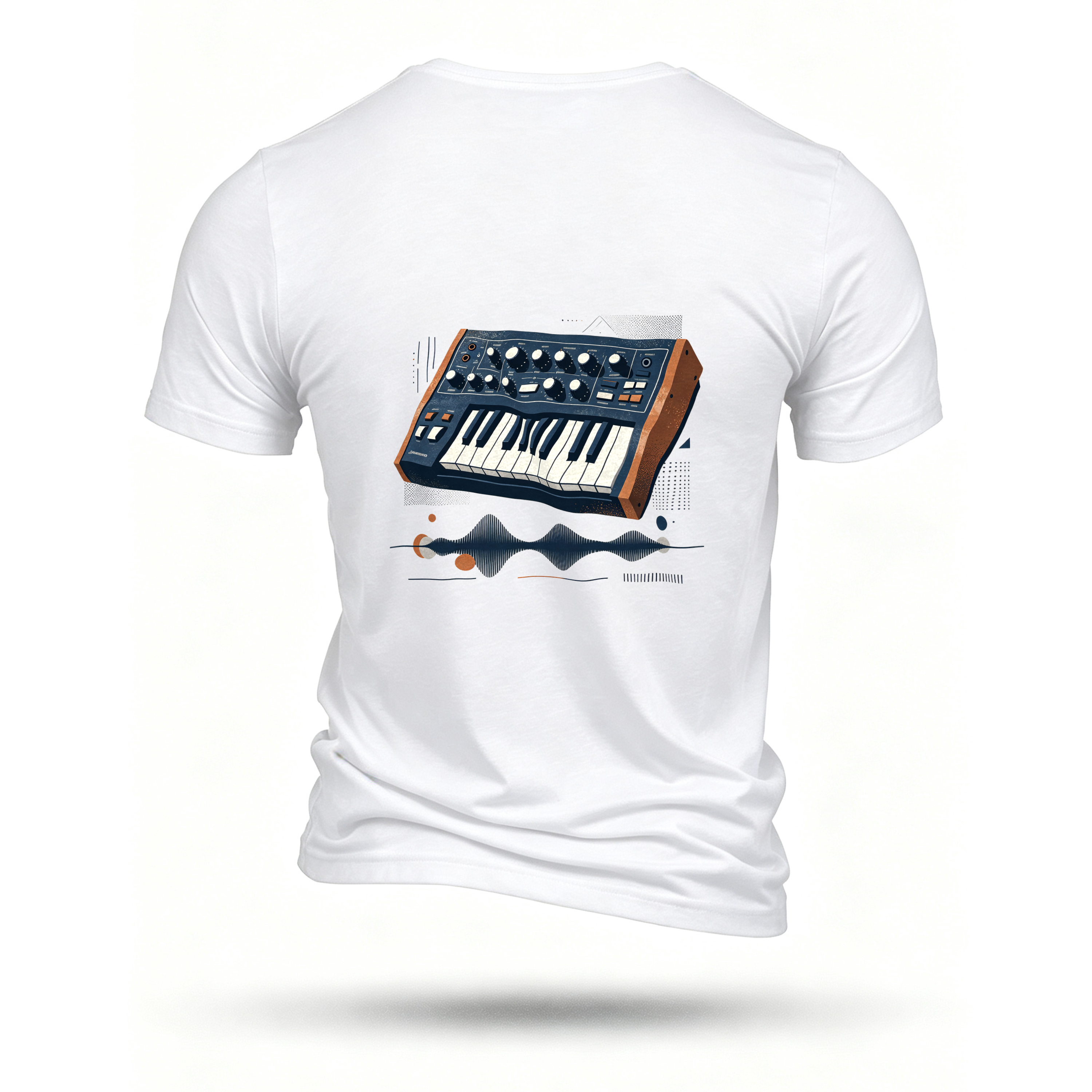 White T-shirt, back print