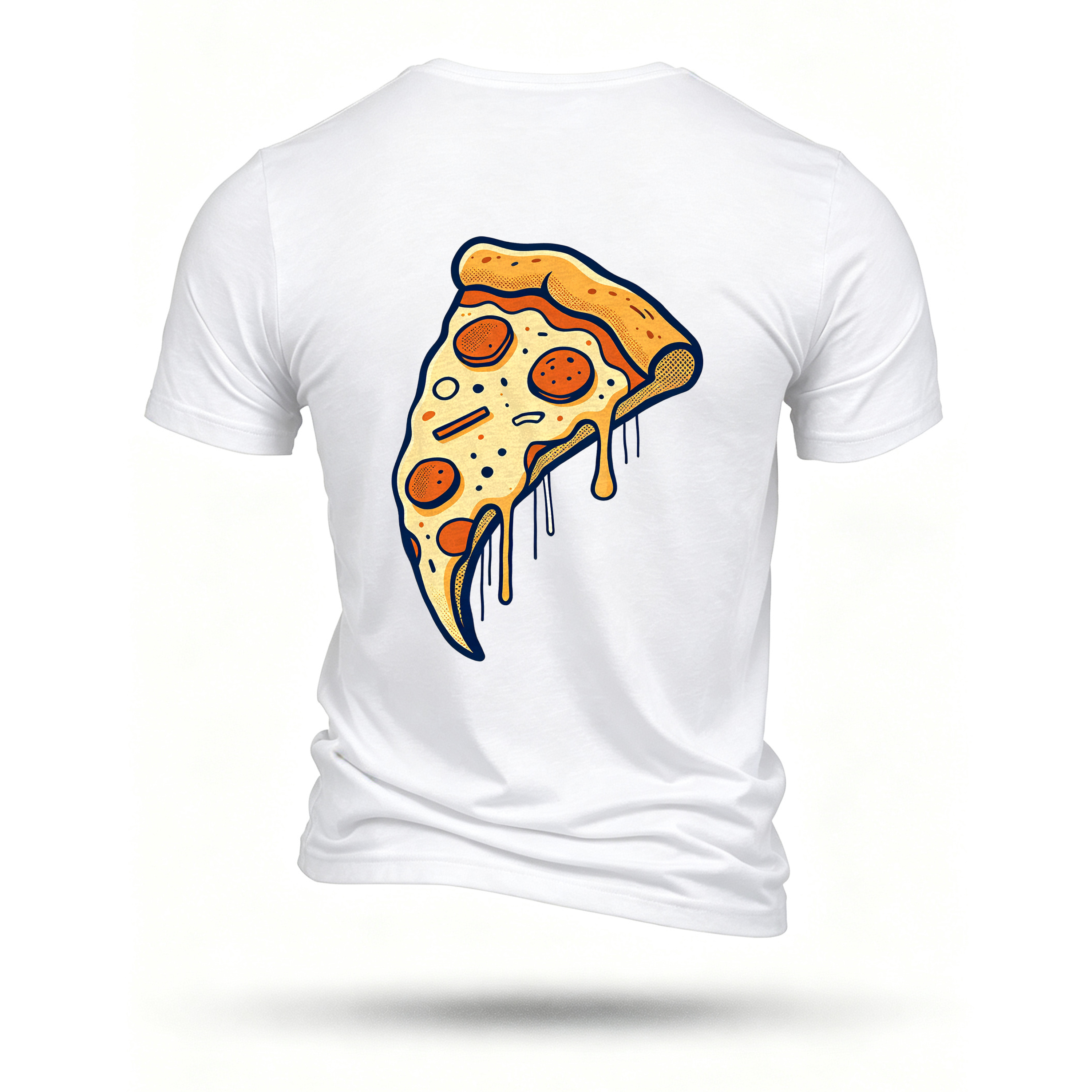 White T-shirt, back print