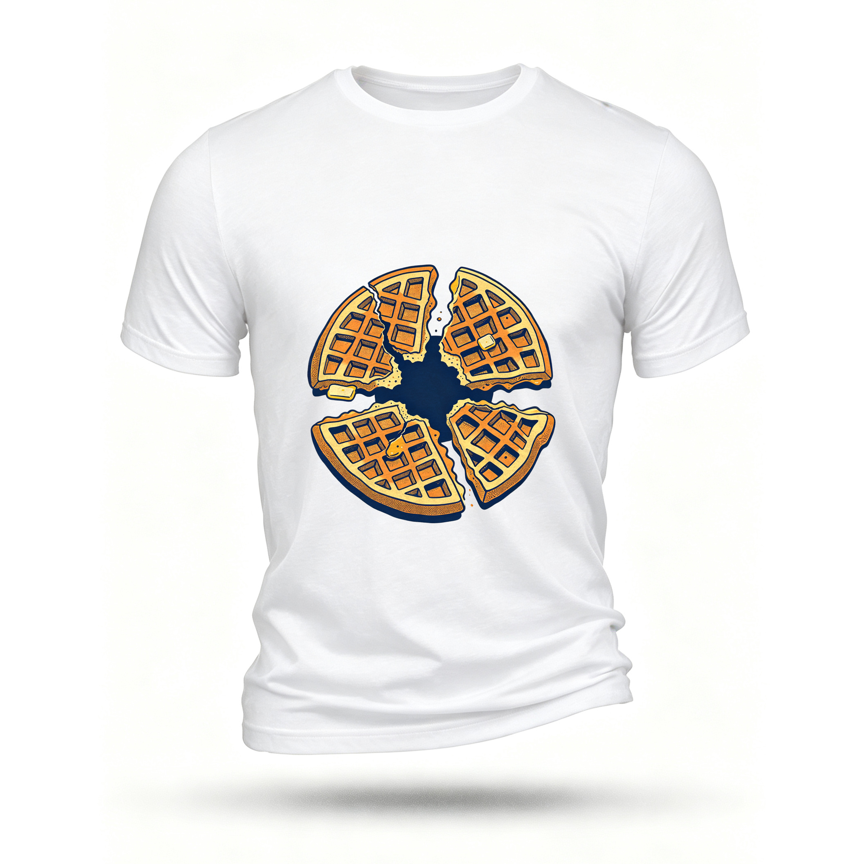 White T-shirt, front print